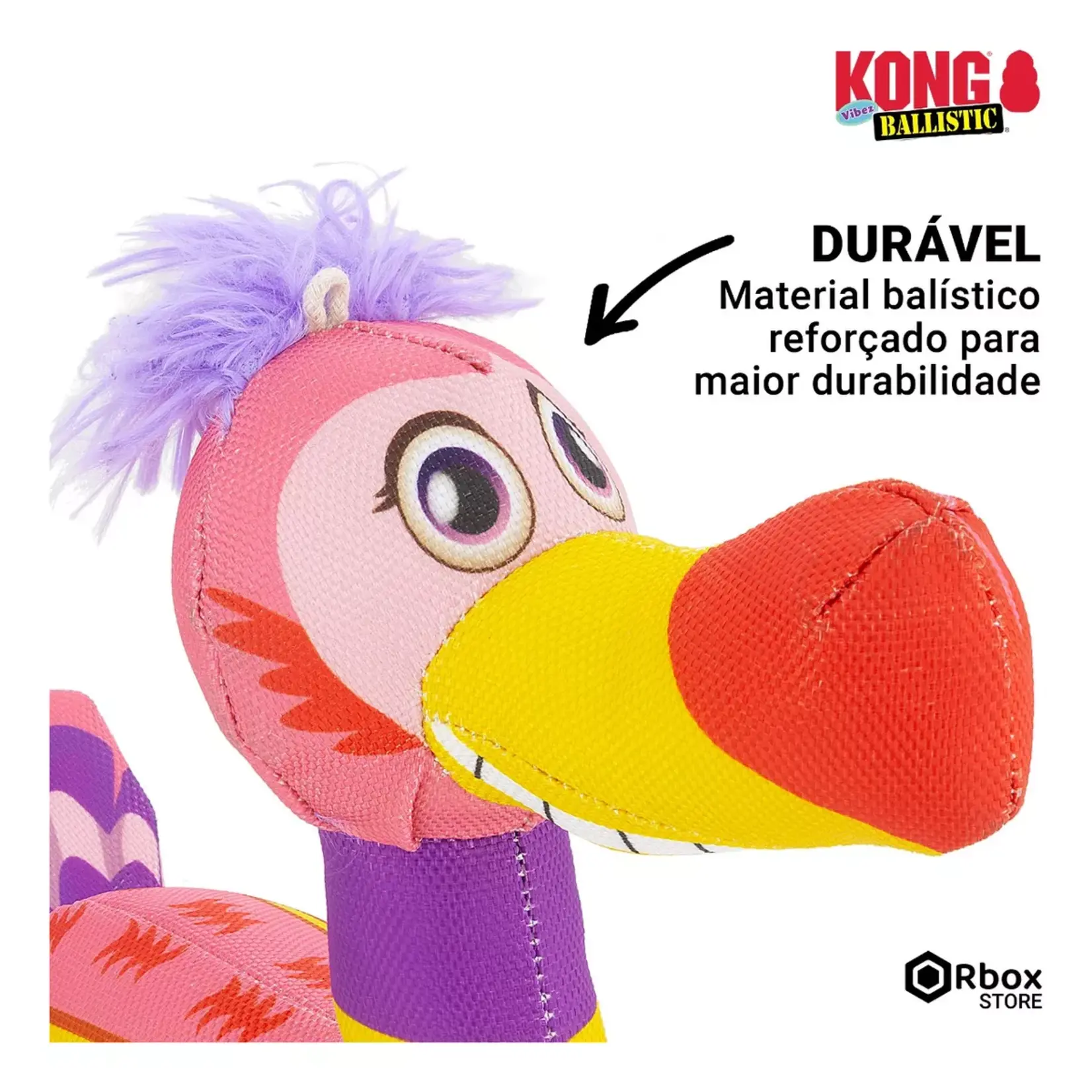 Kong Kong Ballistic Vibez Bird Pink
