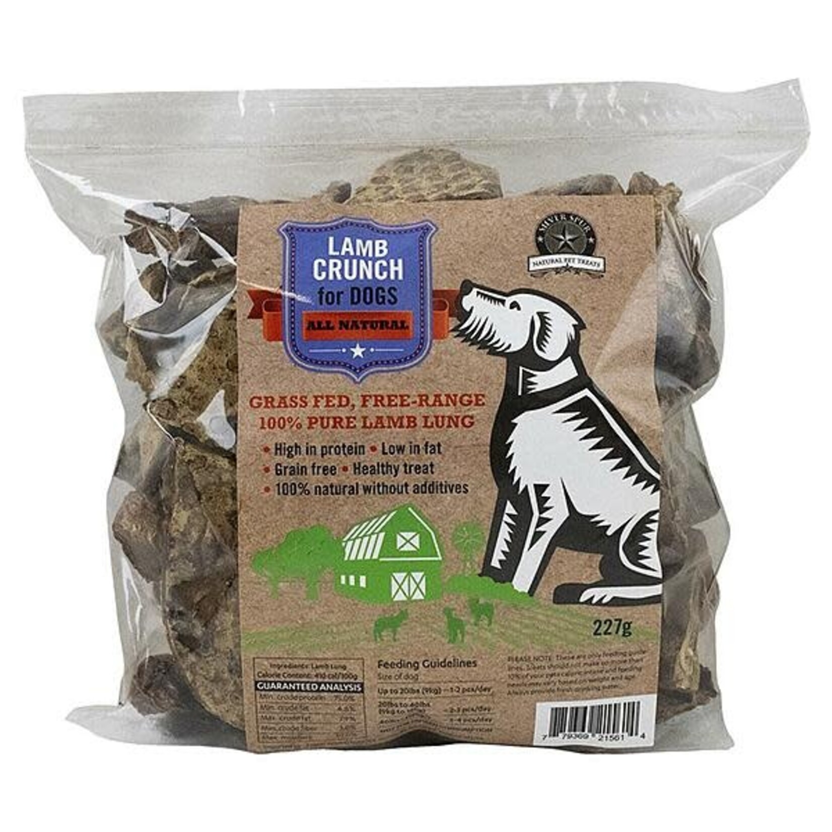 Silver Spur Lamb Lung Crunch  227gm