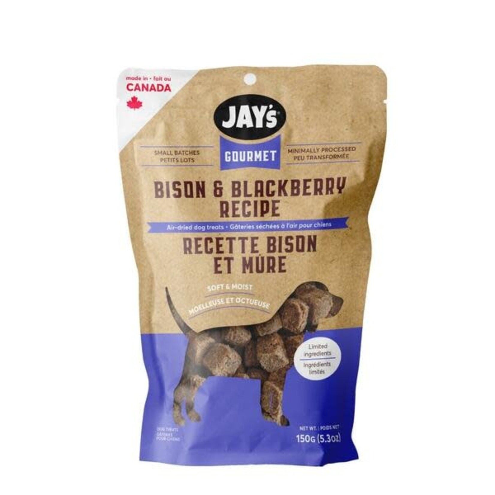 Jays Gourmet Bison & Blackberry 150GM