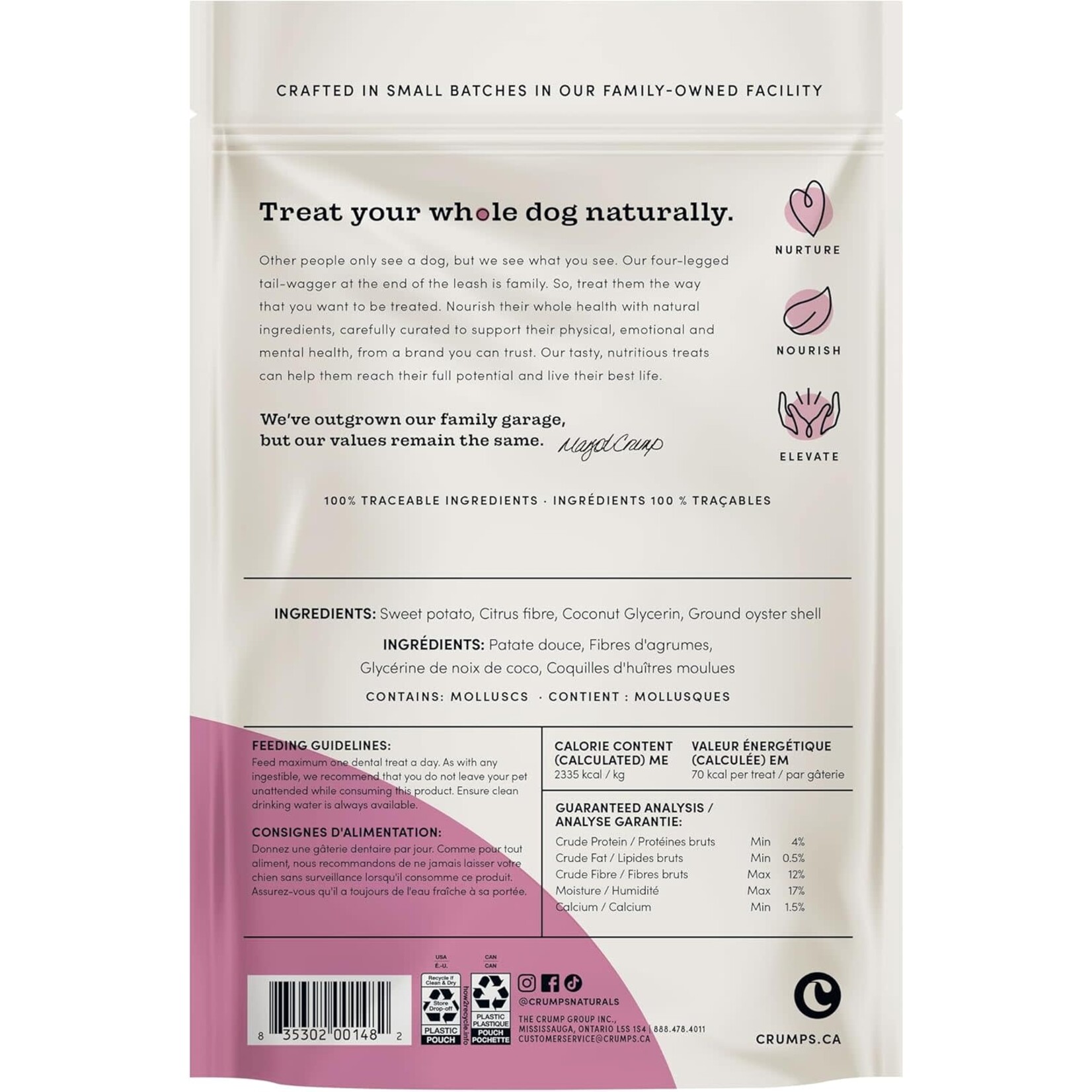 Crumps' Naturals Crump's Naturals Dog Plaque Busters Original 270g (10pack)