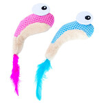 Pet stages Dental Shrimpies Cat Toy Crinkle & Catnip 2pk