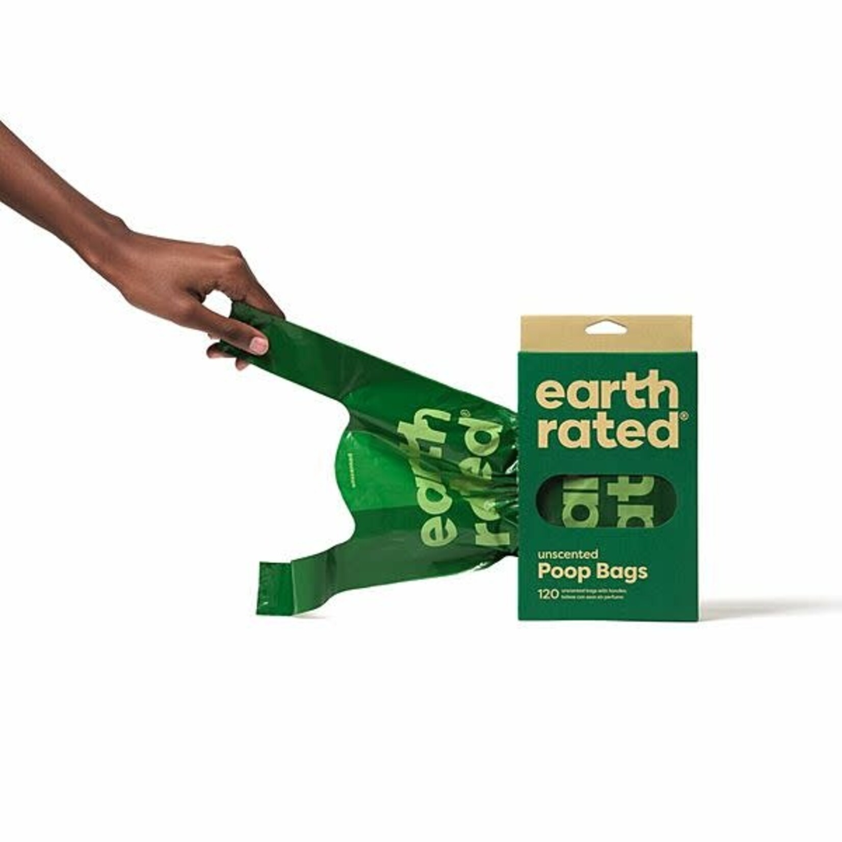 Earth Rated Unscented Poop Bags Easy Tie Handle 120 bags