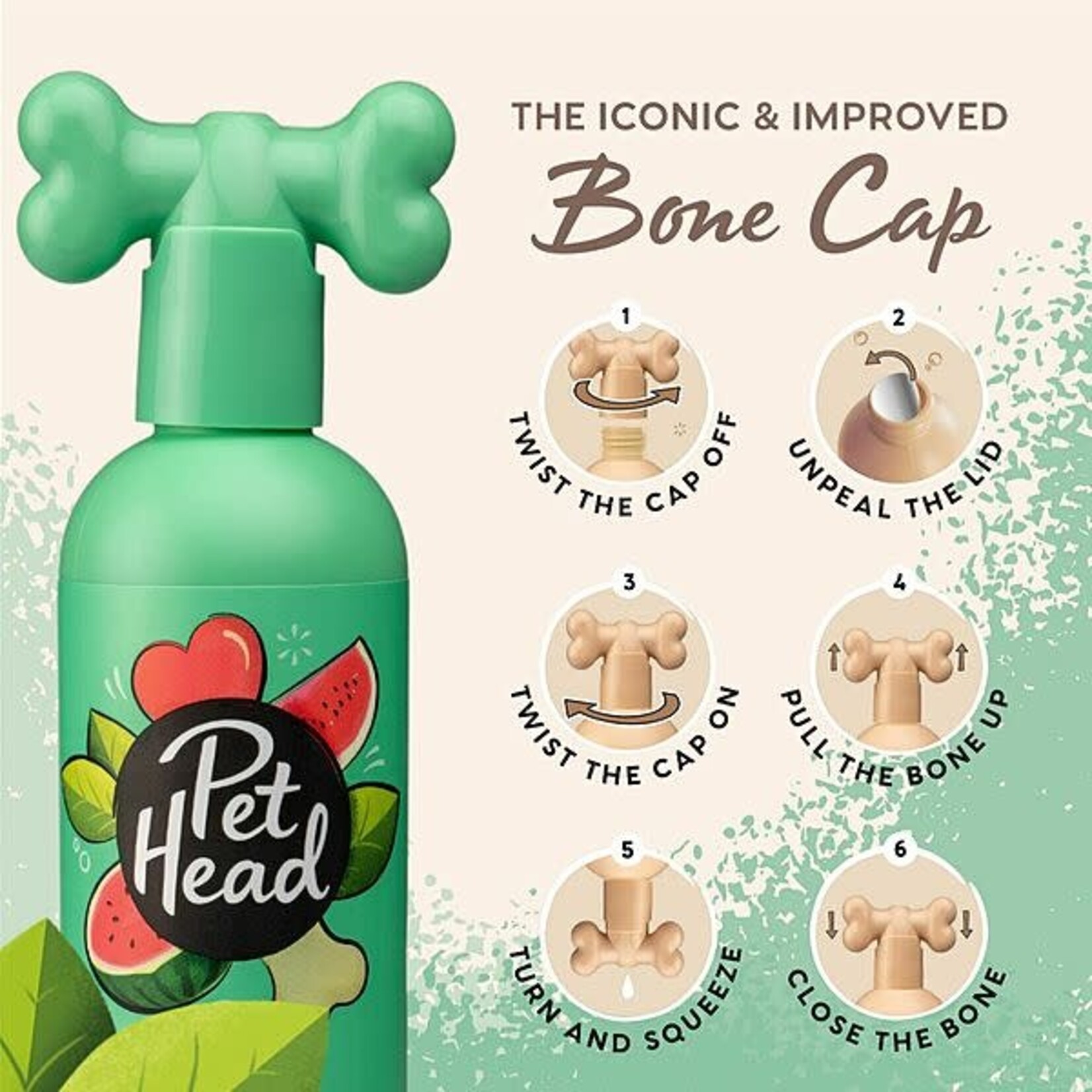 Pet Head Pet Head Furtastic Shampoo Watermelon & shea Butter 475ML