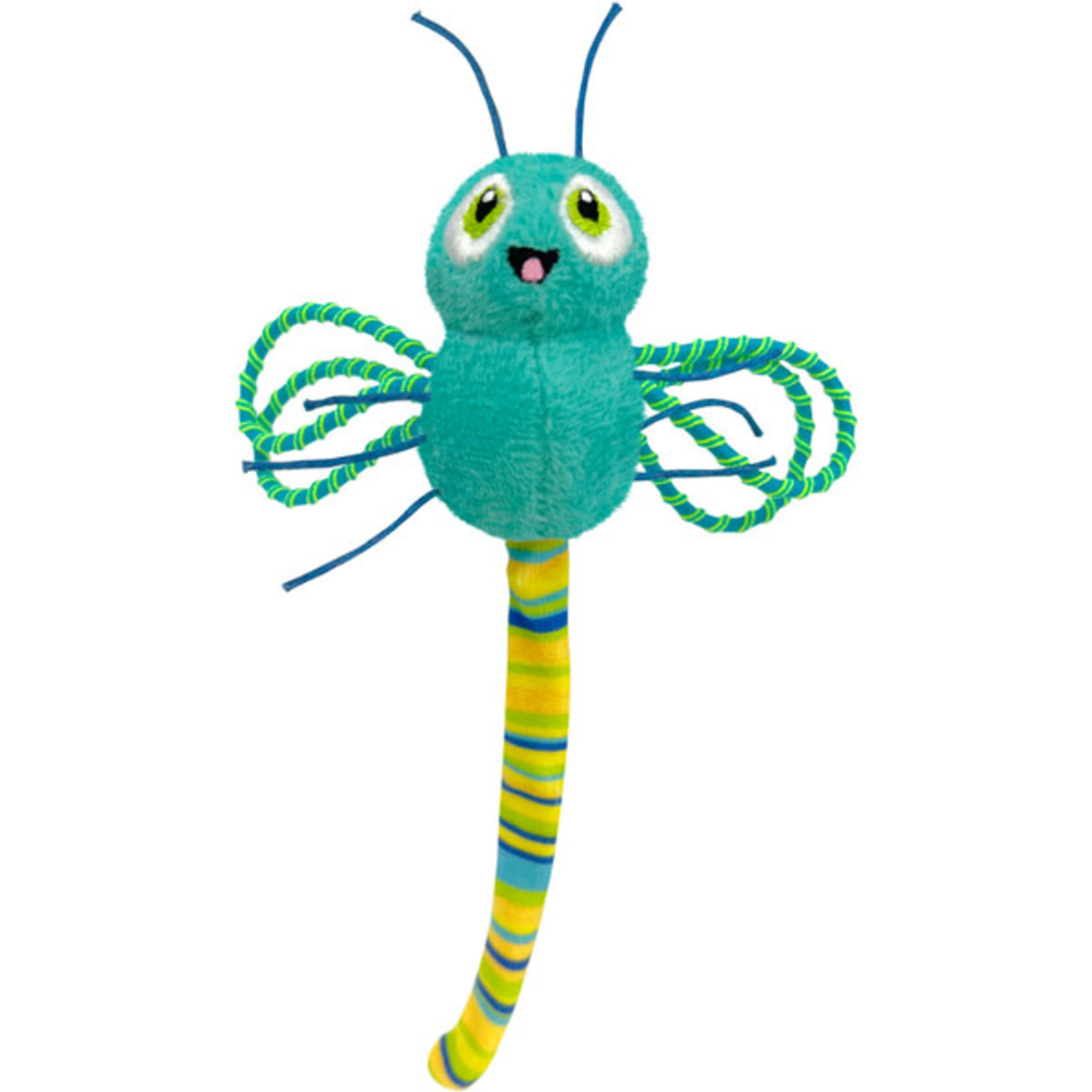 Kong Kong Flingaroo Dragonfly  Cat toy Assorted Color