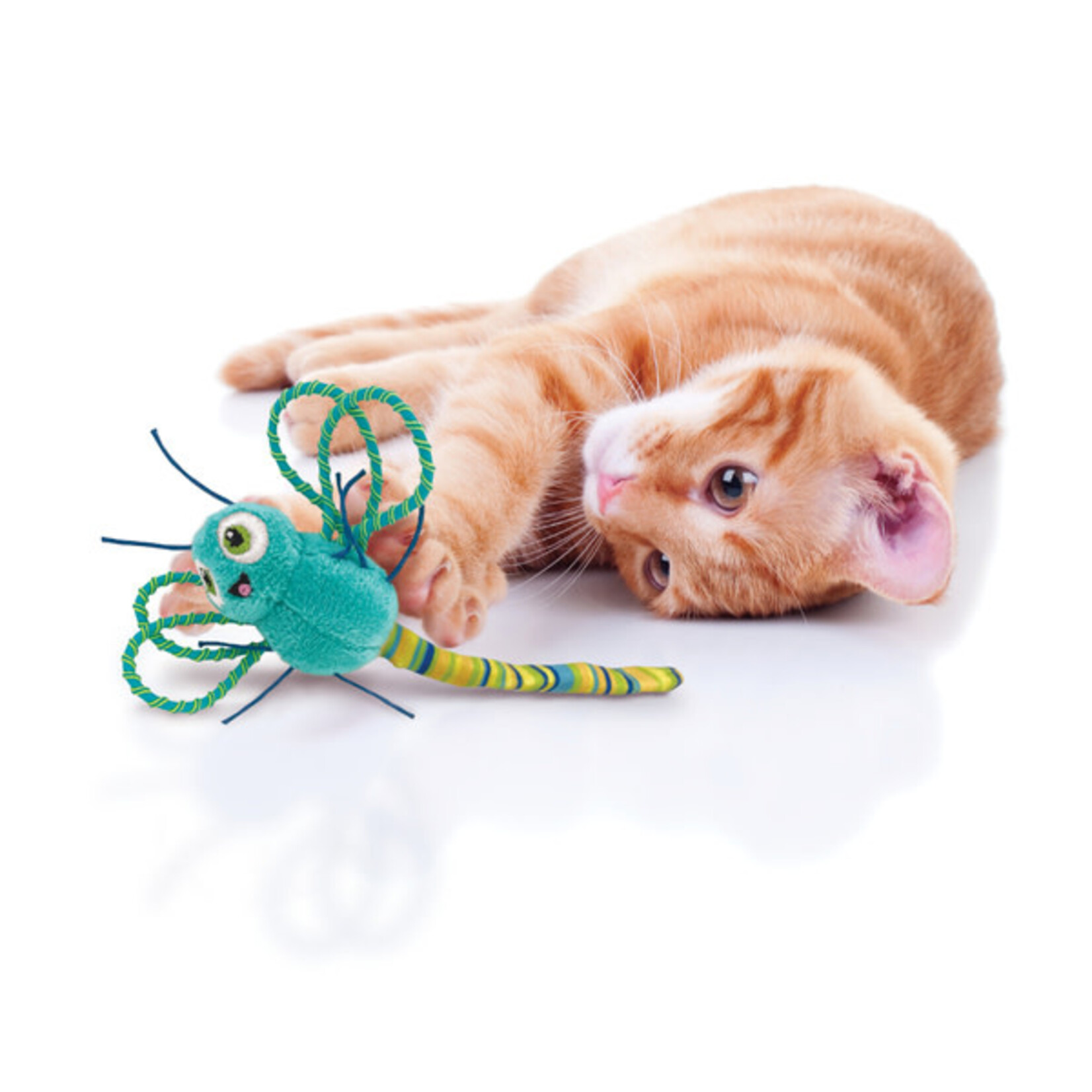 Kong Kong Flingaroo Dragonfly  Cat toy Assorted Color