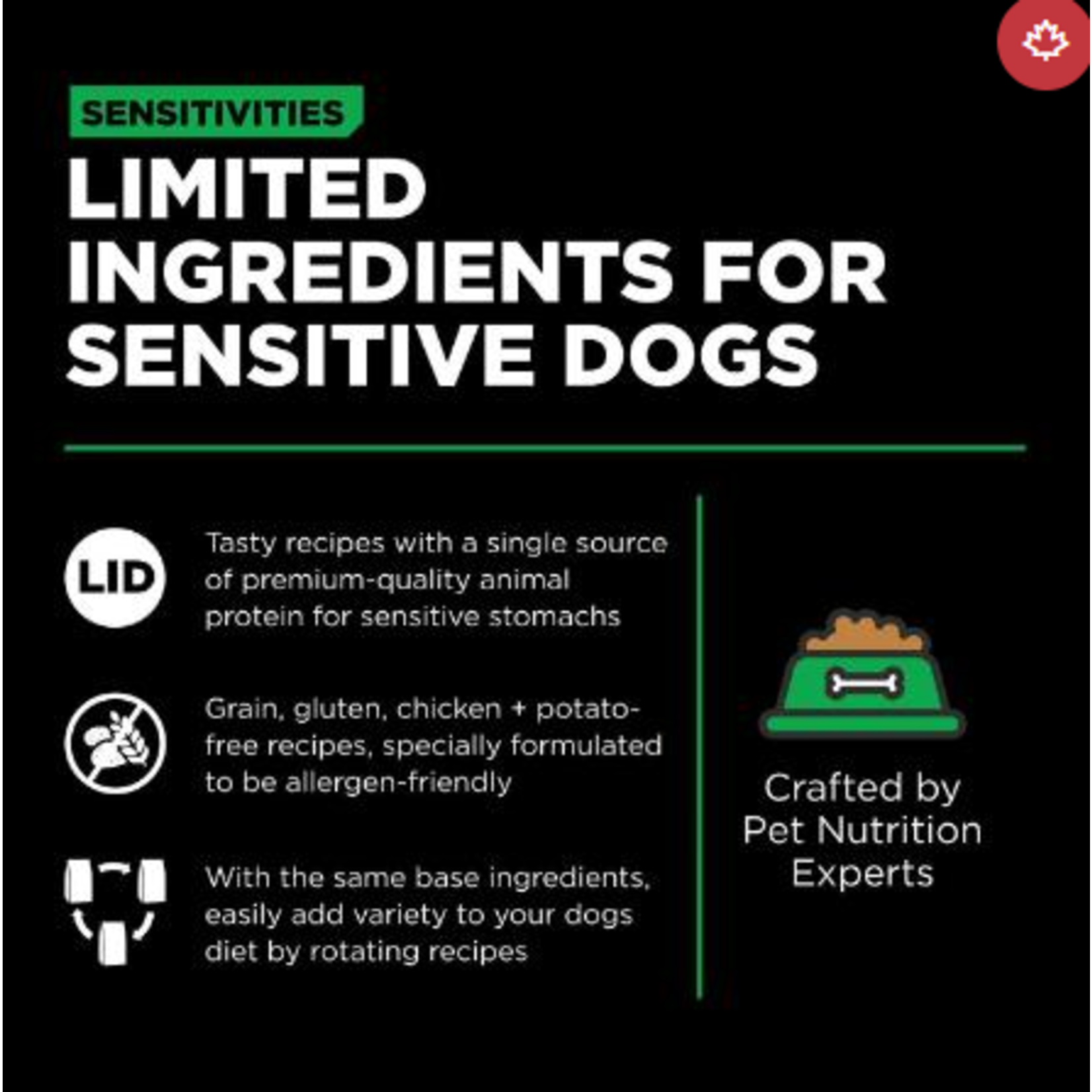 go! solutions Go! Dog Sensitivities grain free Insect recipe
