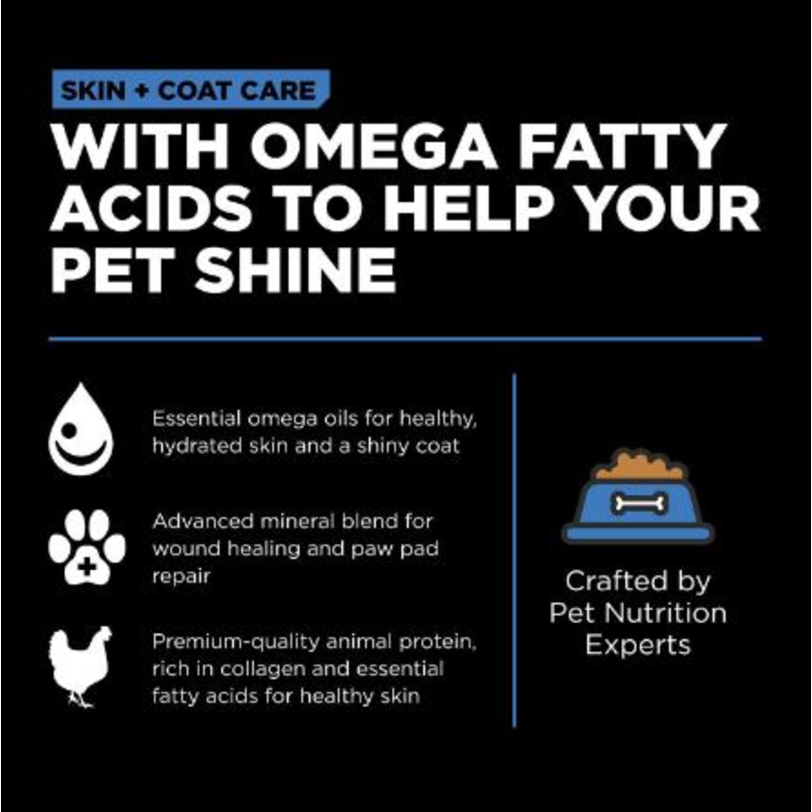 go! solutions Go! Dog skin + coat care chicken recipe with grains