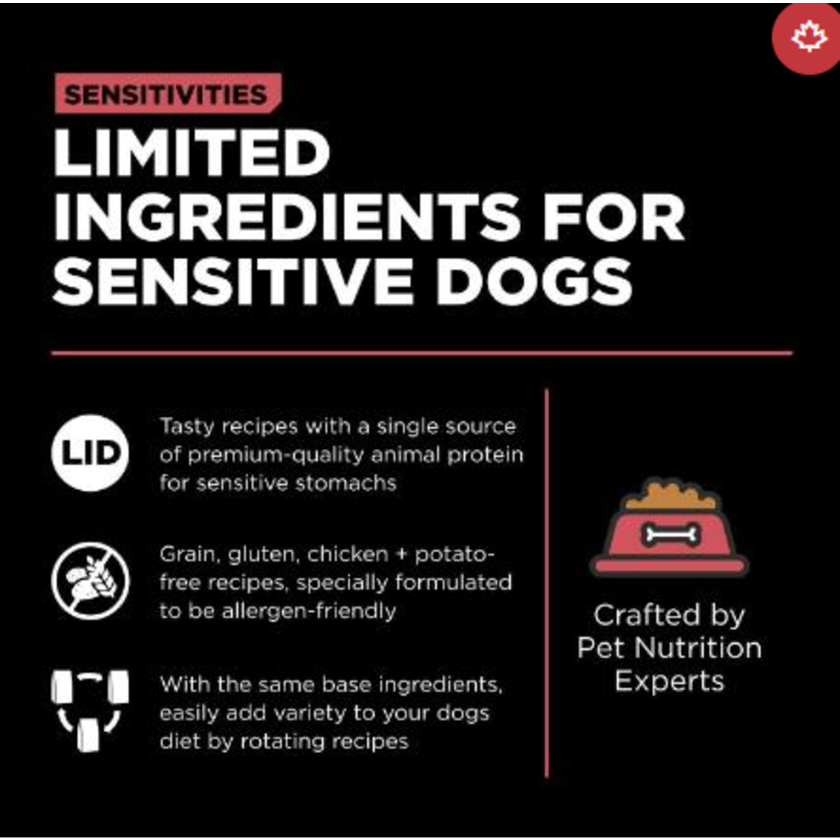 go! solutions Go! Dog Sensitivities LID GF Salmon