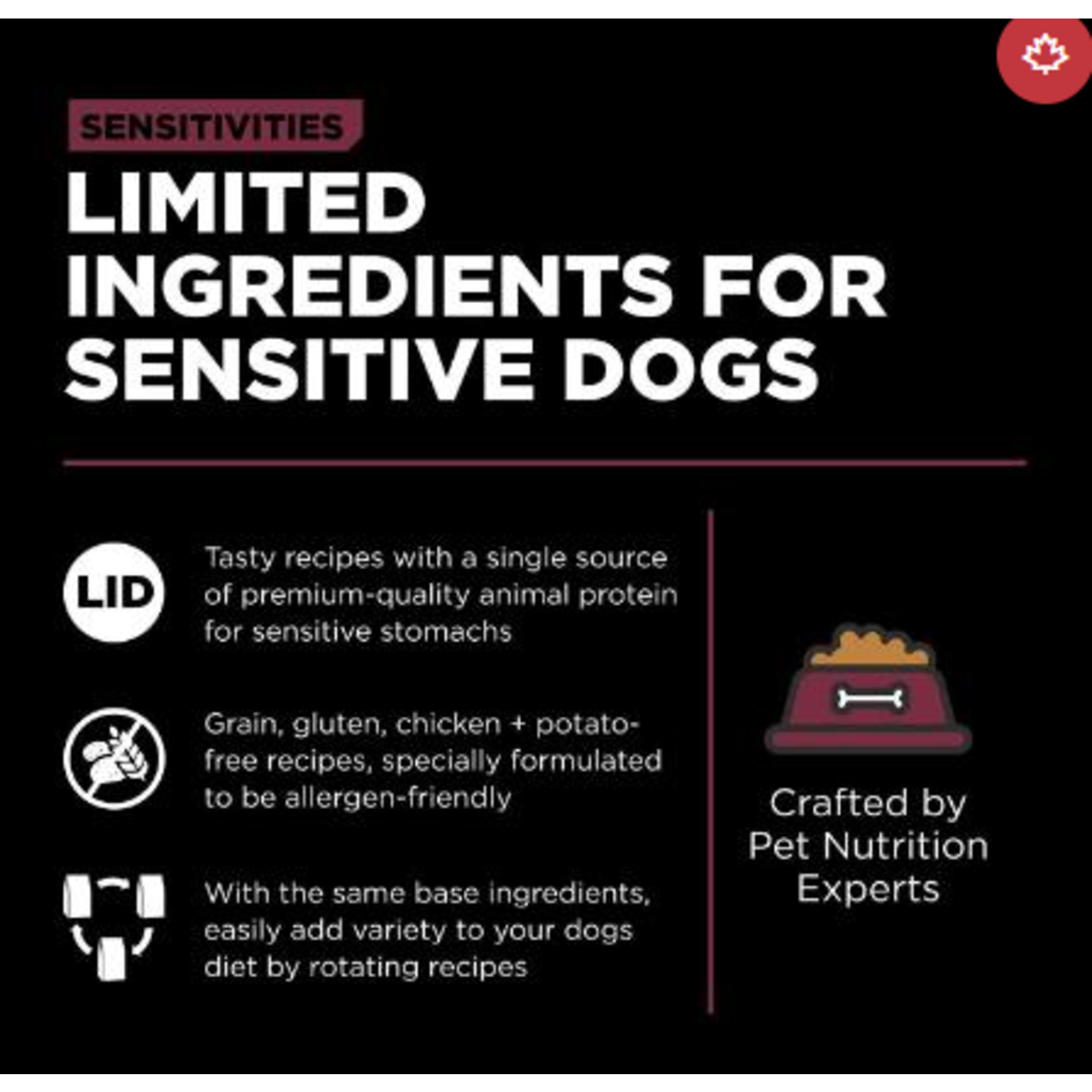 go! solutions Go! Dog Sensitivities LID GF Lamb