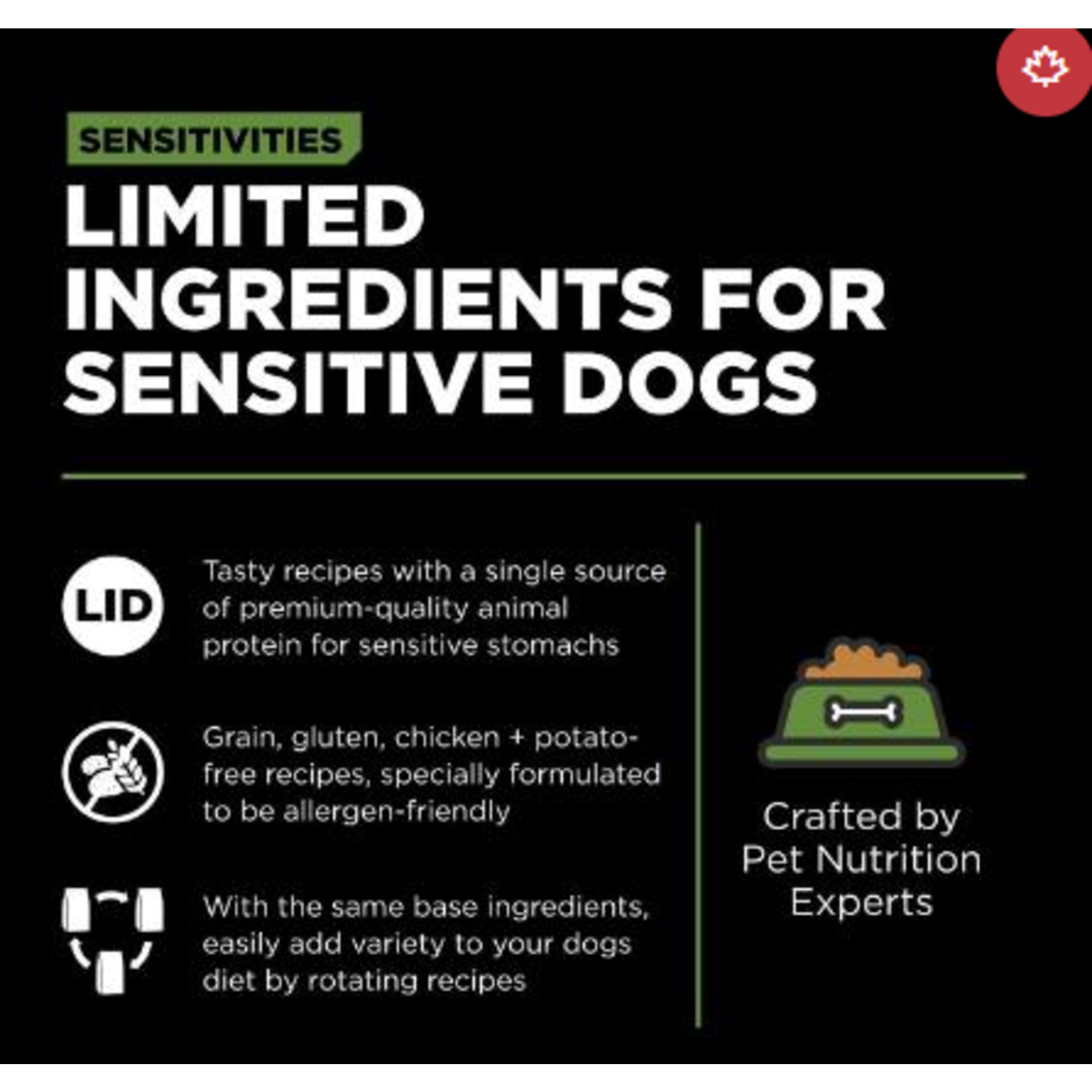 go! solutions Go! Dog  Sensitivities LID GF Turkey