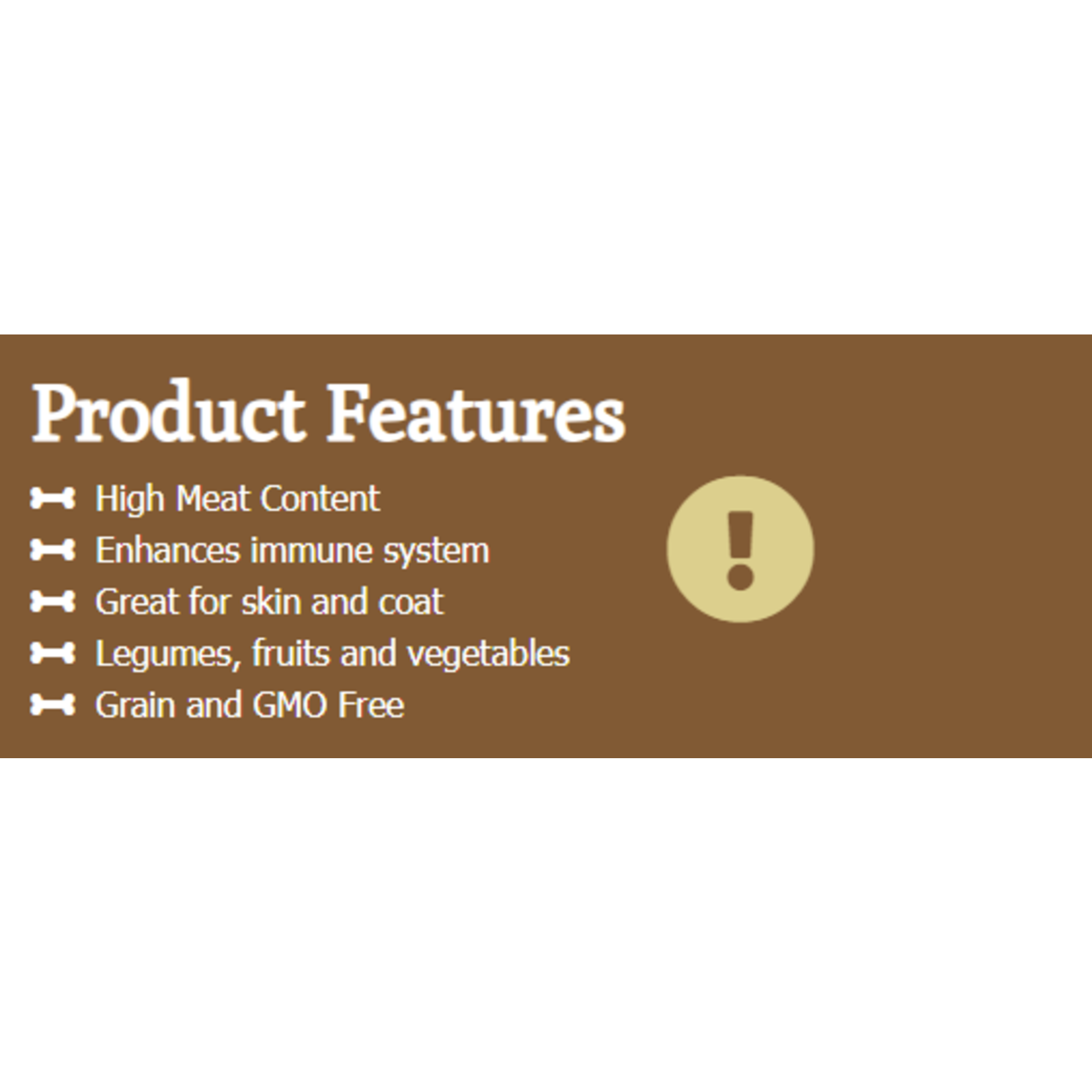 Canadian Naturals Canadian Naturals Dog Food Grain Free Red Meat Senior 5LB