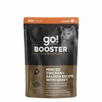 go! solutions Go! Cat Booster Brain Minced Chicken & Salmon With Gravy 2.5OZ