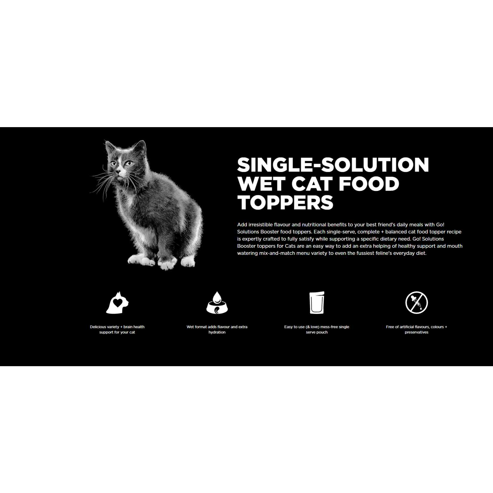 go! solutions Go! Cat Booster Brain Health Tuna + Salmon Pate  2.5oz