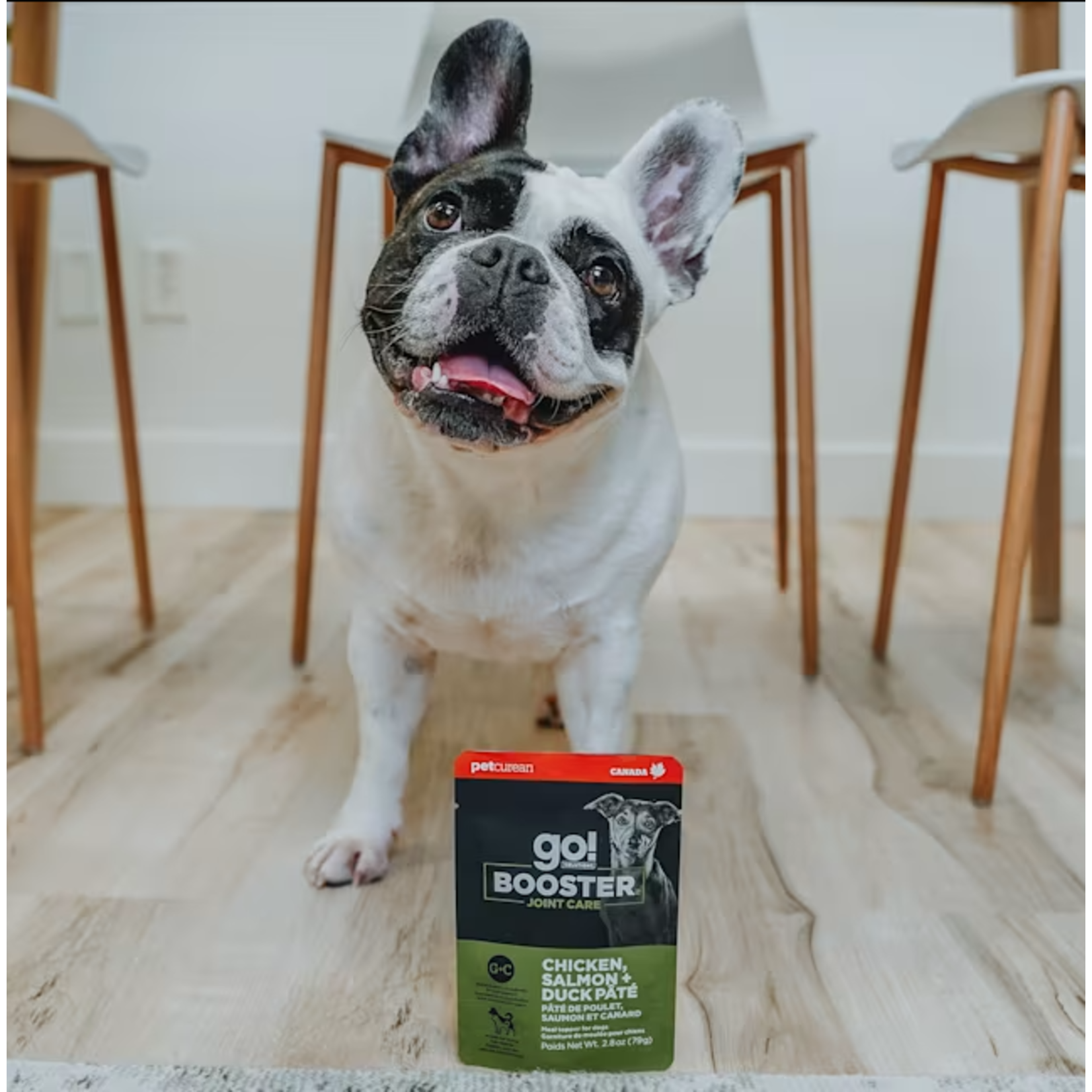 go! solutions Go! Booster Joint Care Chicken  + Salmon + Duck Pate  2.8oz