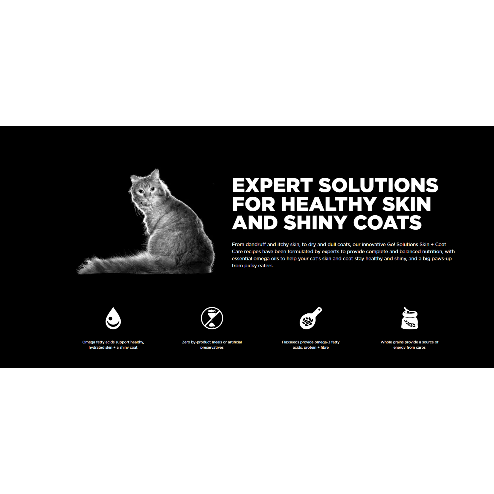 go! solutions Go! Cat Skin + Coat Care Chicken With Grains