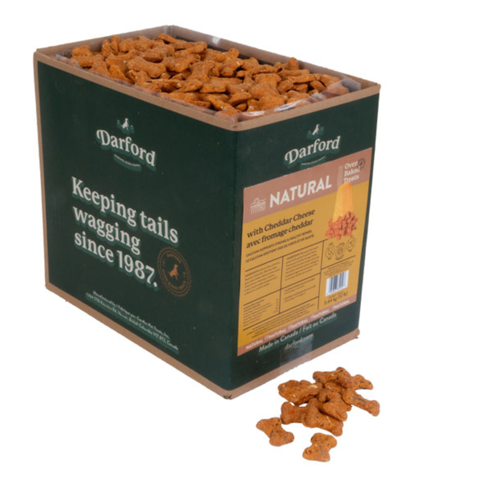 Darford Naturals With Cheddar Cheese Biscuit 500GM ( Bulk )