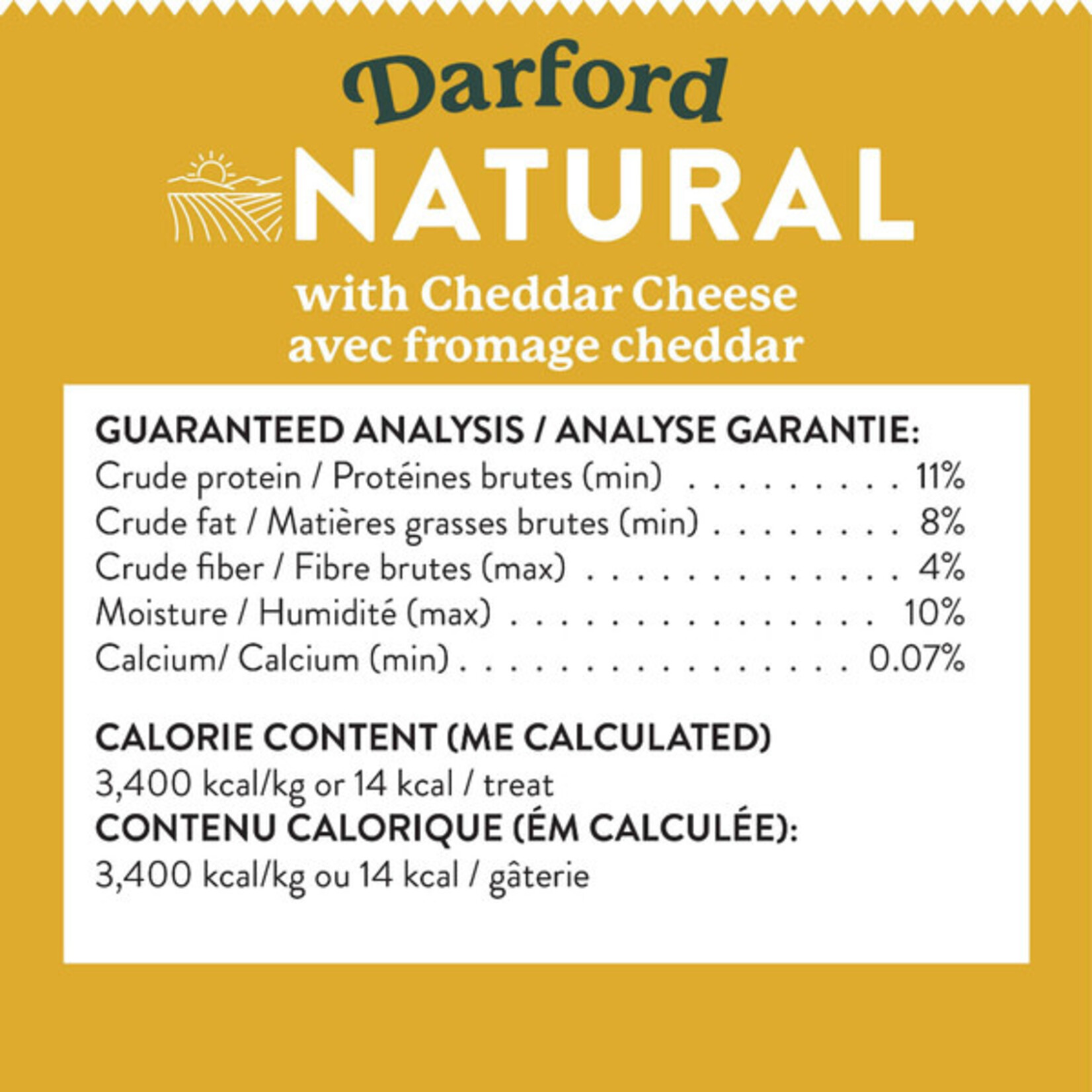 Darford Naturals With Cheddar Cheese Biscuit 500GM ( Bulk )
