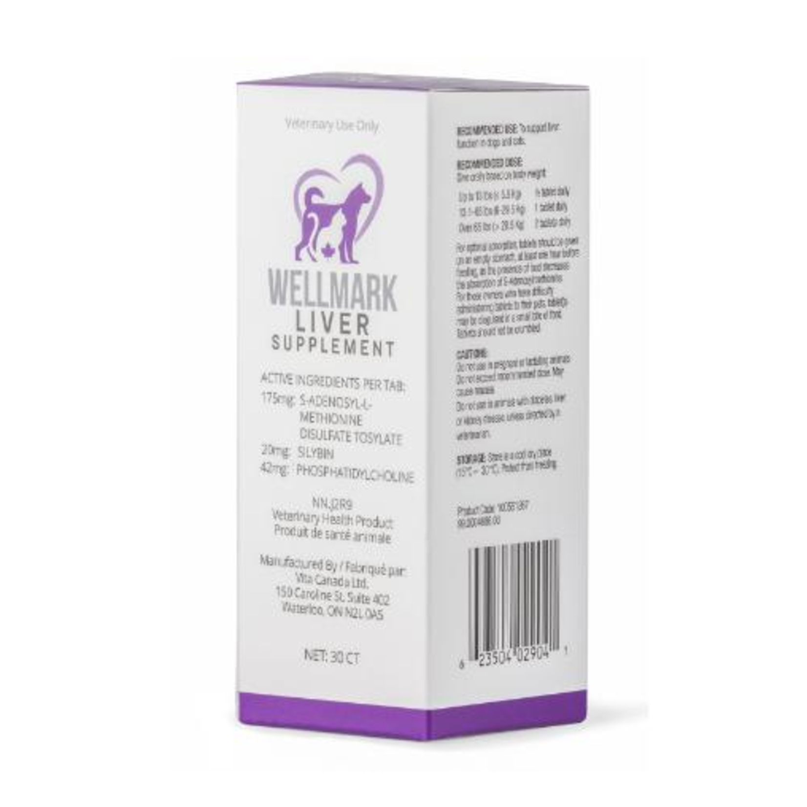 Wellmark Wellmark Liver Supplement Dog & Cat  30ct