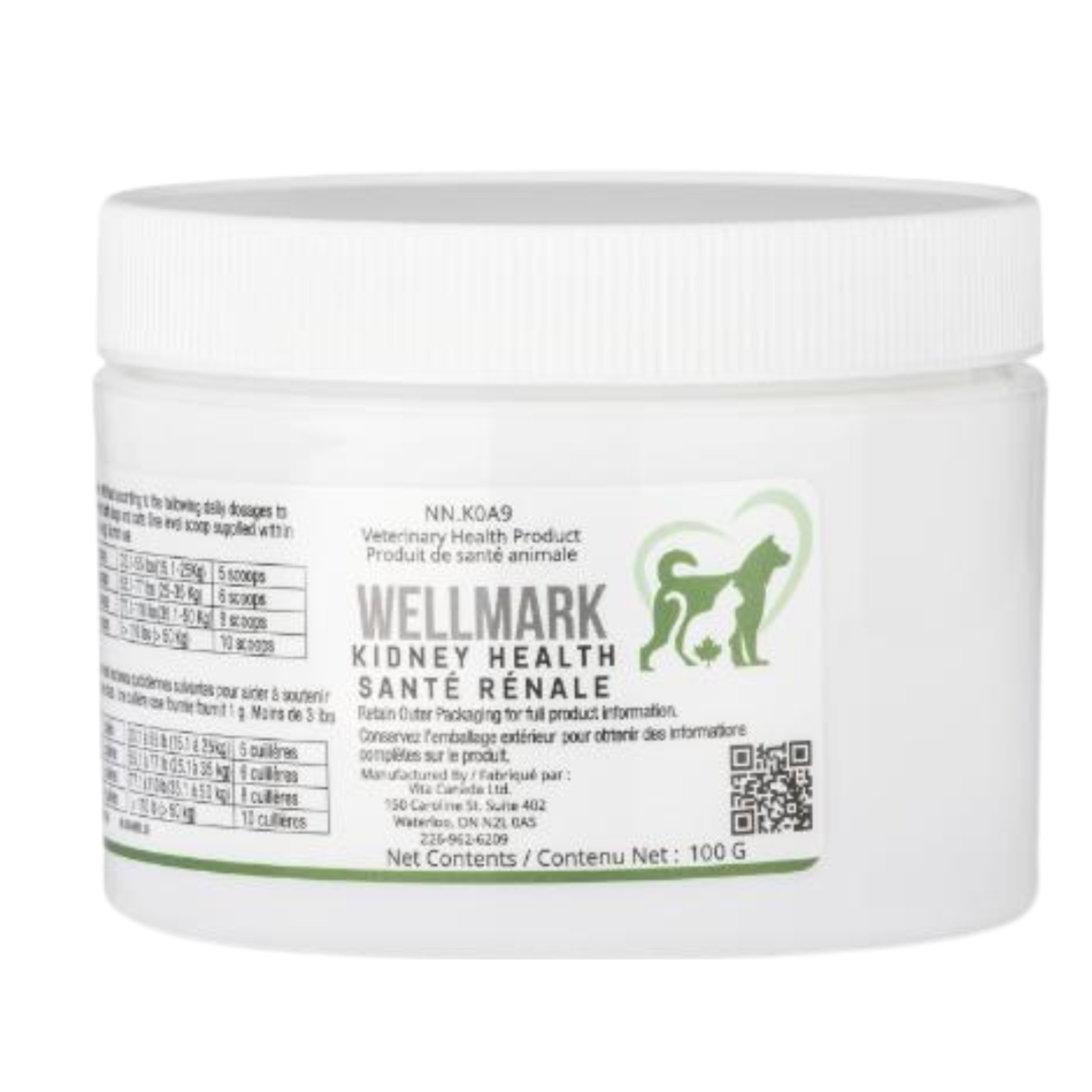 Wellmark Wellmark Kidney Health Supplement Dog & Cat  100g