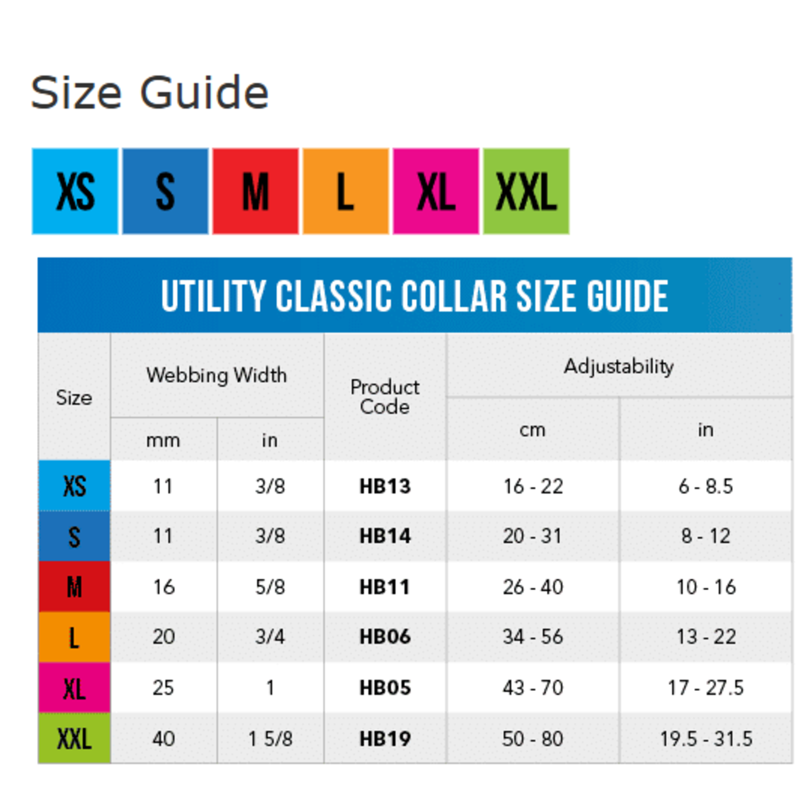 Rogz Classic  Collar XL