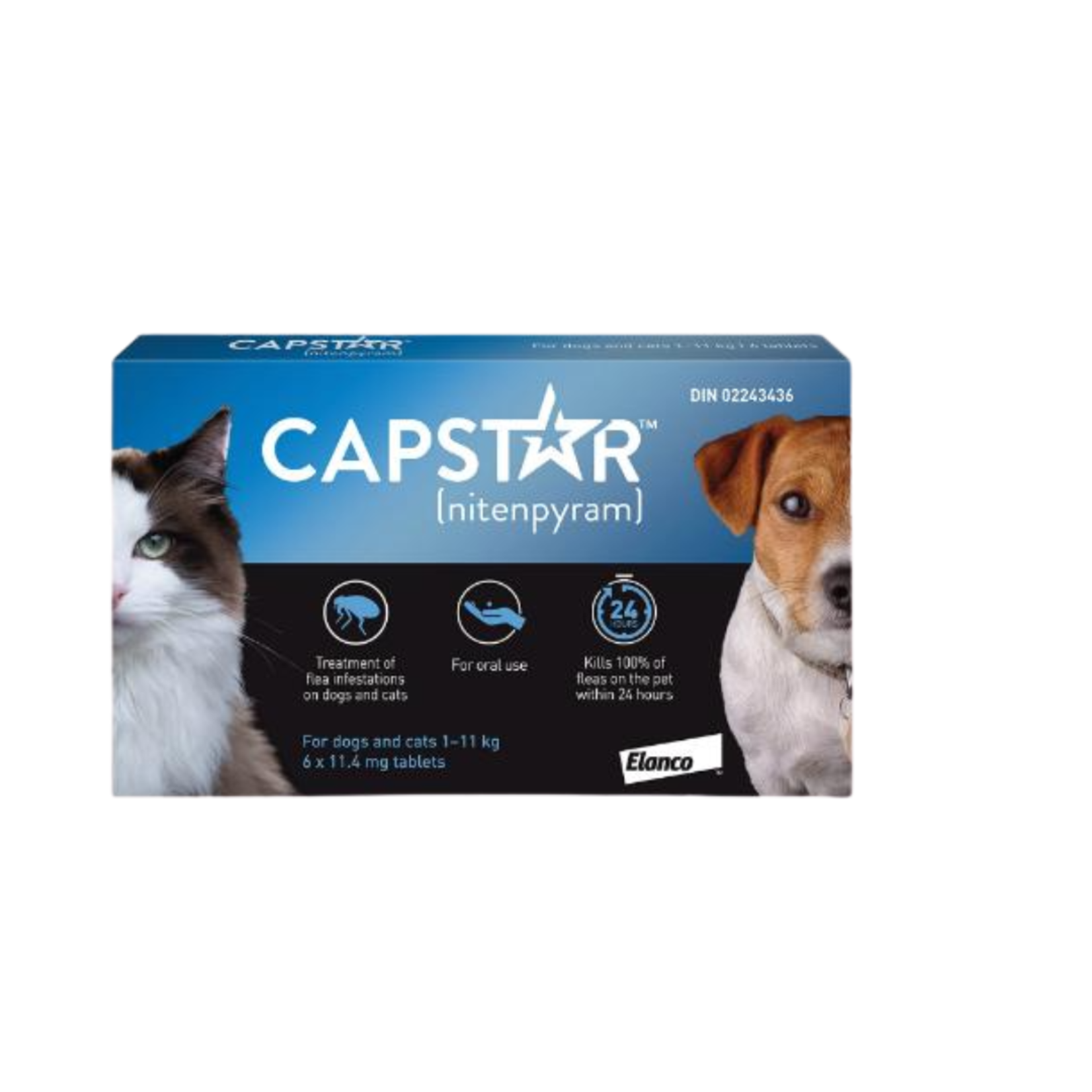 Capstar Capstar Oral Flea Tabs Small Dog & Cat Treatment 6pc