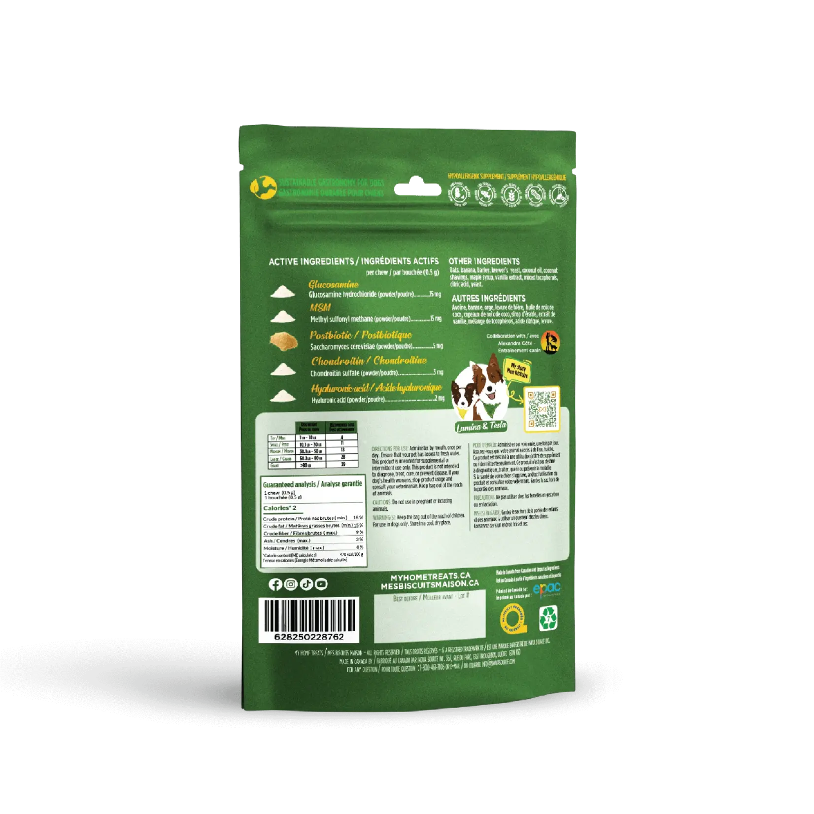 My Home Treat Healthy Mobility Dog Biscuit with Banana 170g