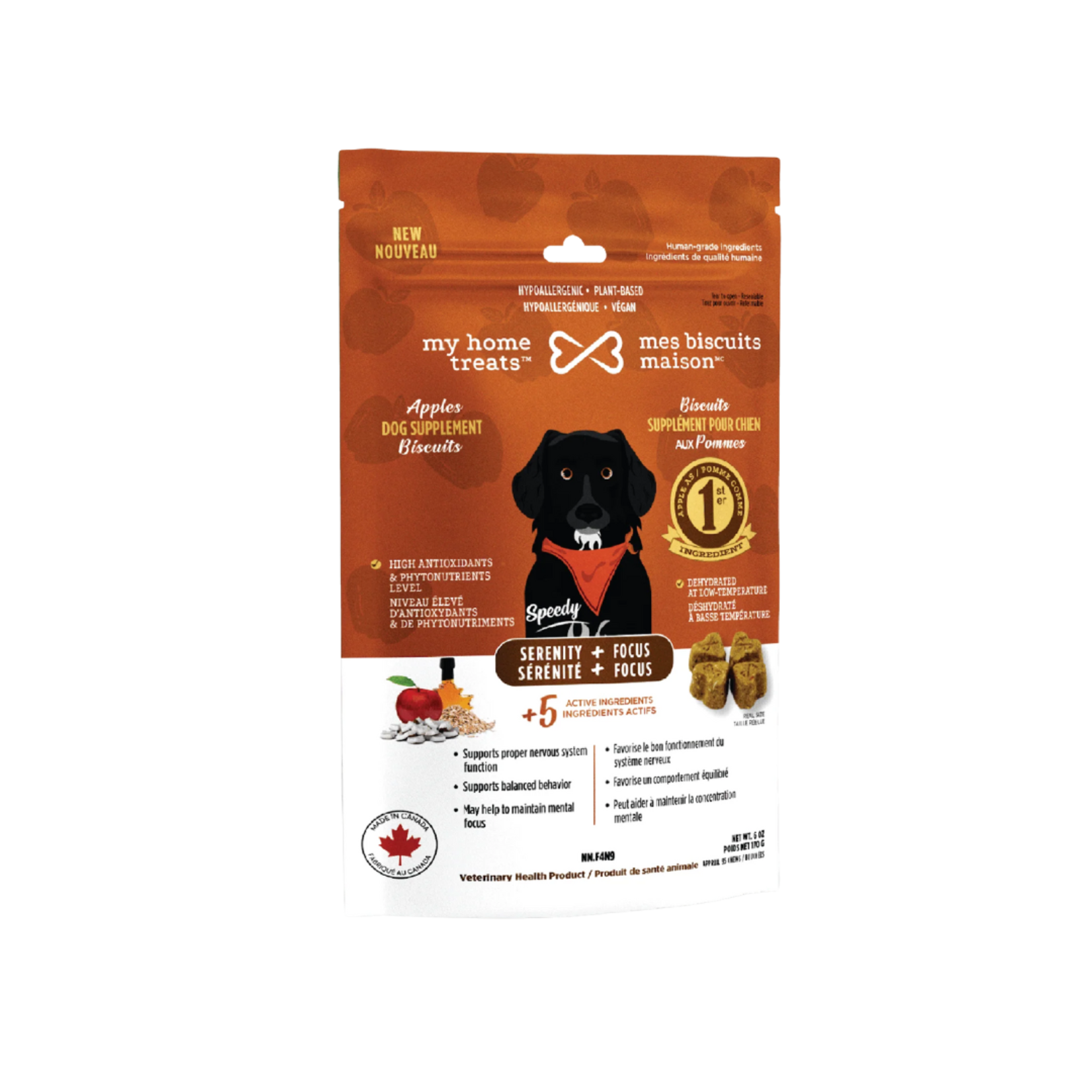 My Home Treat Serenity Dog Biscuit With Apple 170g