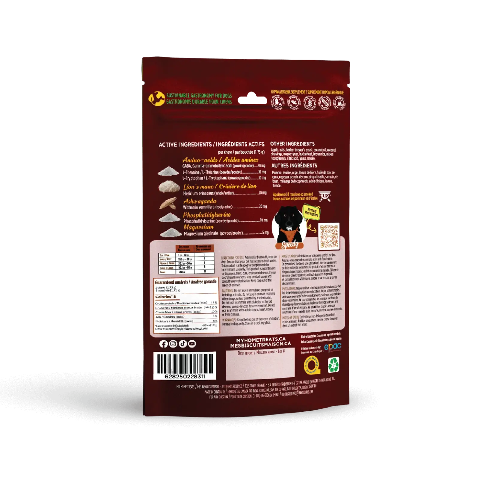 My Home Treat Serenity Dog Biscuit With Apple 170g