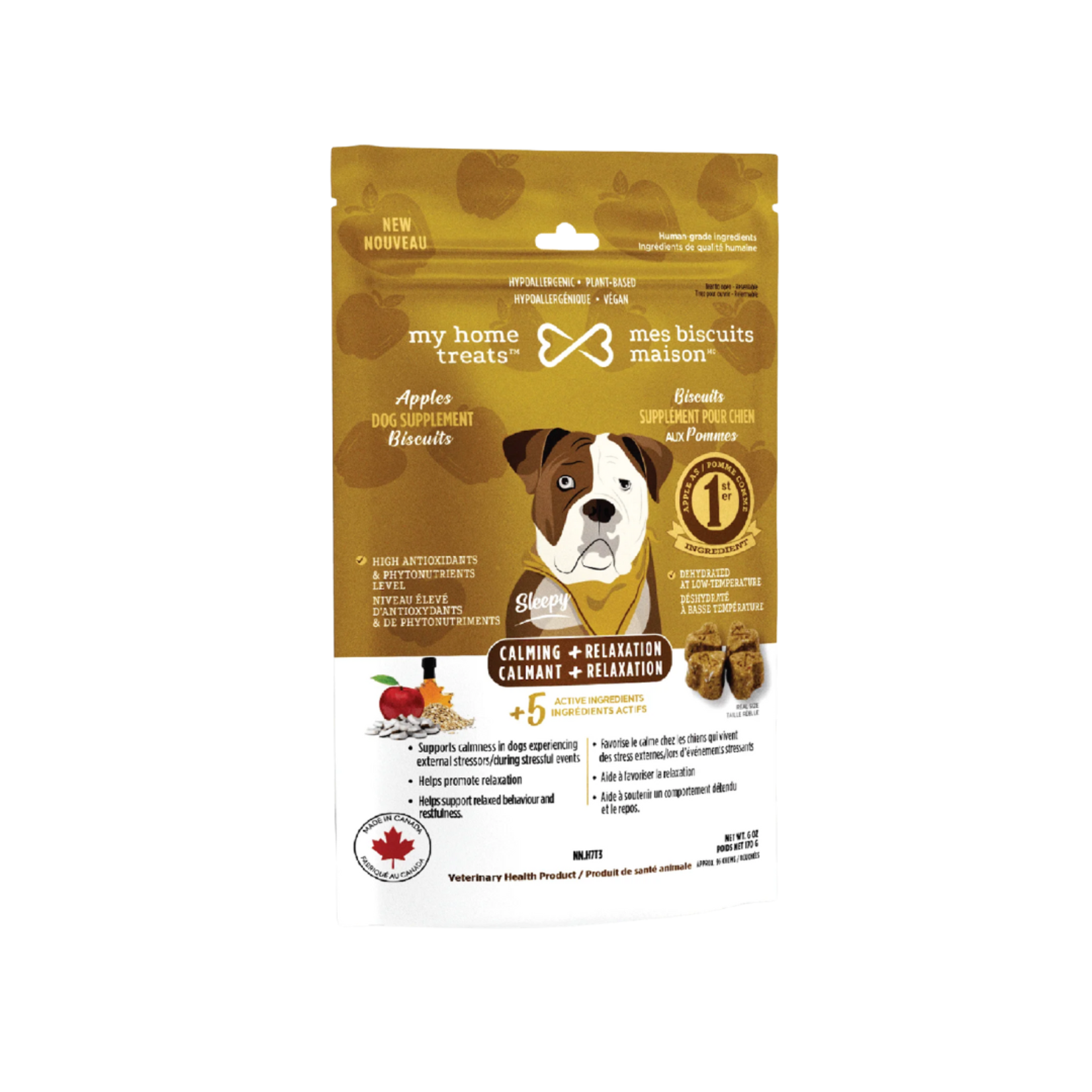 My Home Treat Calming Dog Biscuit With Apple 170g