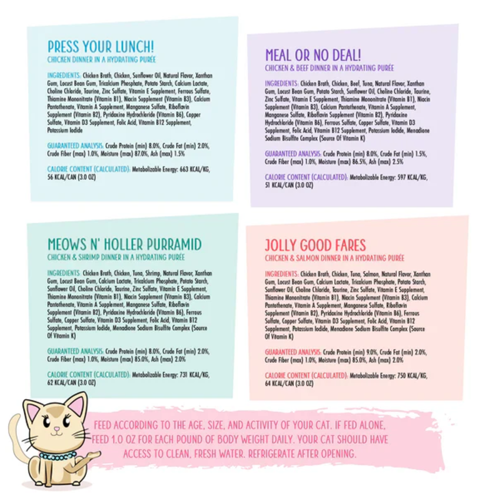 Weruva Weruva Cat Pate  Suppertime Sweepstakes Variety Pack 12x3OZ