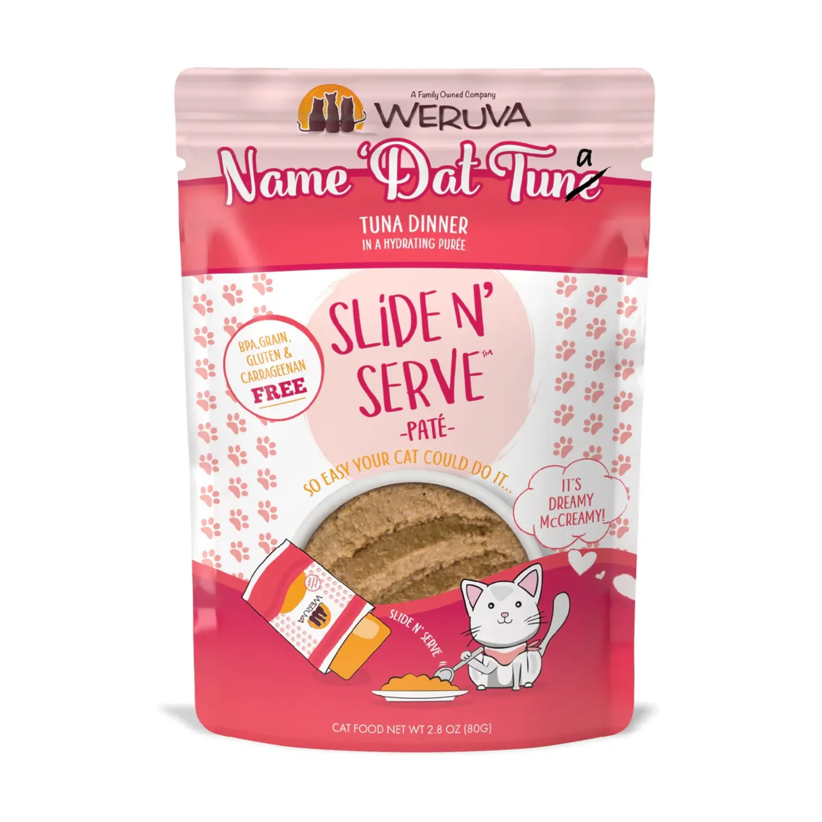 Weruva Weruva Slide N Serve Name Dat Tuna Diner 12 x 2.8OZ Pouch