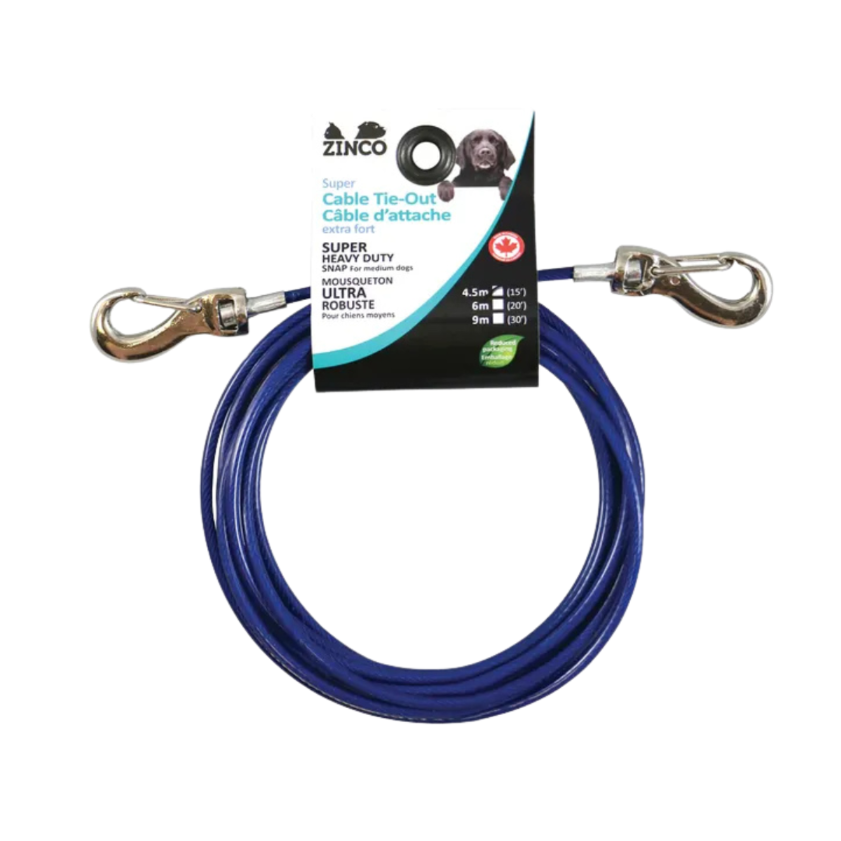Zinco Zinco Cable Tie-Out Super Heavy Duty For Small Dogs 20ft