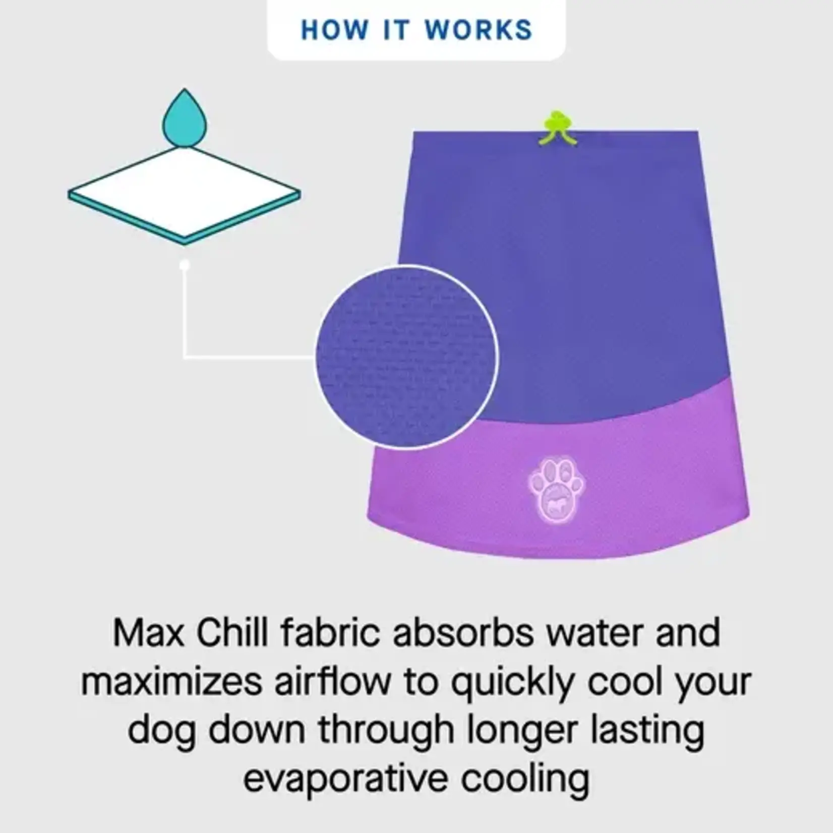 Canada Pooch Canada Pooch Max Chill Colling Snood Purple
