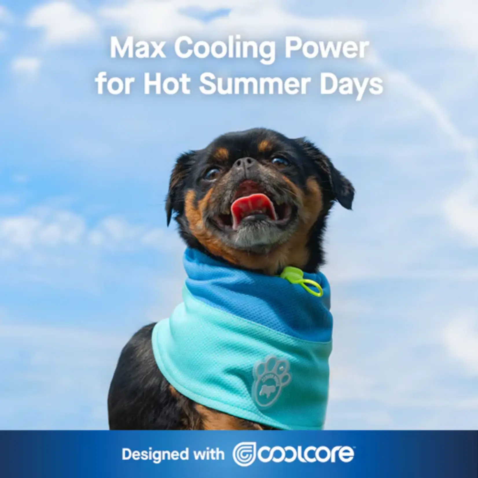 Canada Pooch Canada Pooch Max Chill Cooling Snood Blue