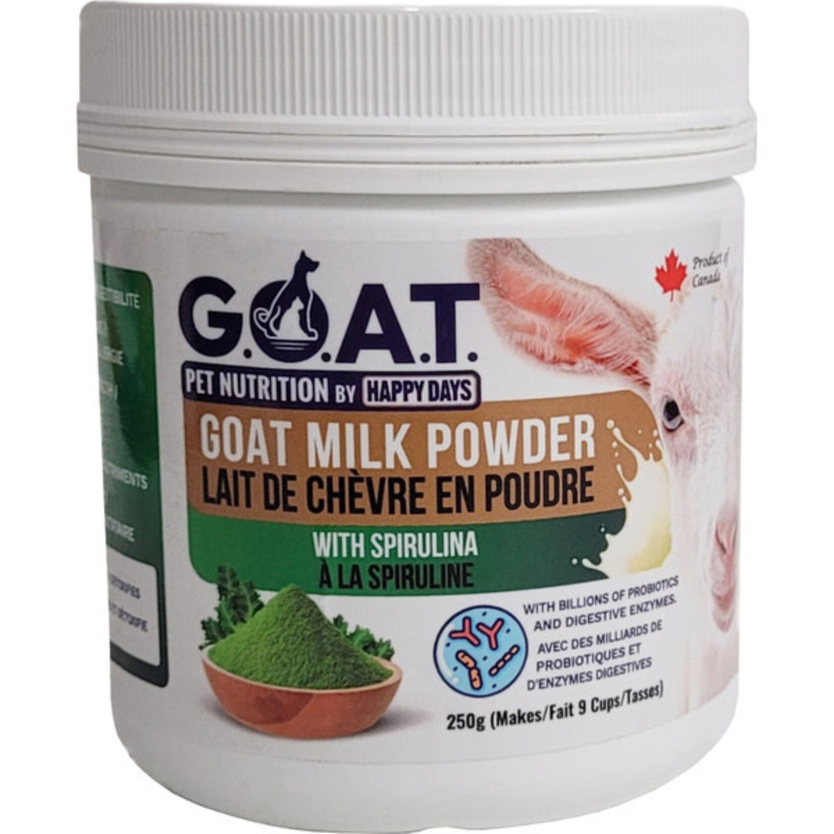 Happy Days Goat Milk Powder With Spirulina  250g