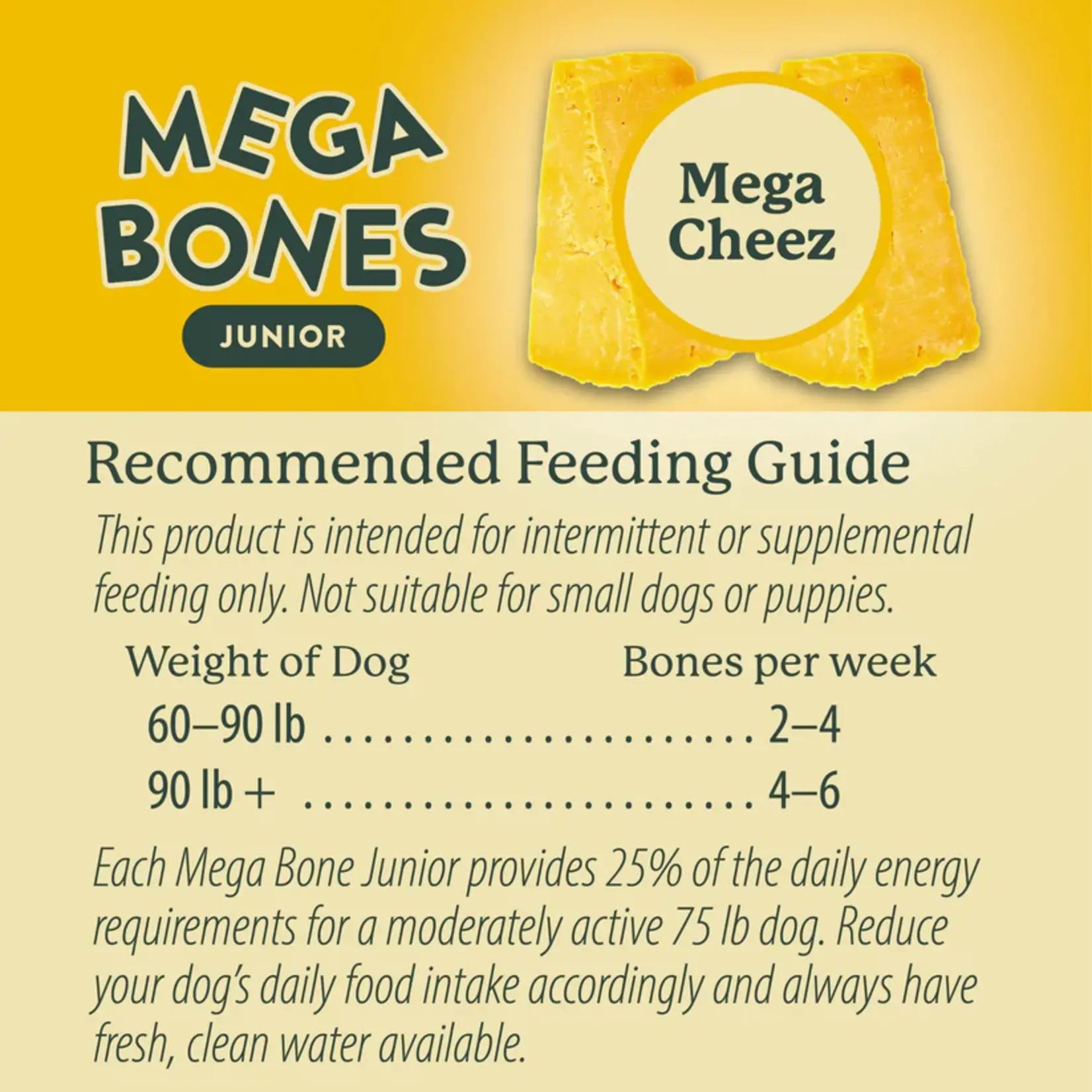 Darford Mega Junior Cheez Biscuit Bones  100g