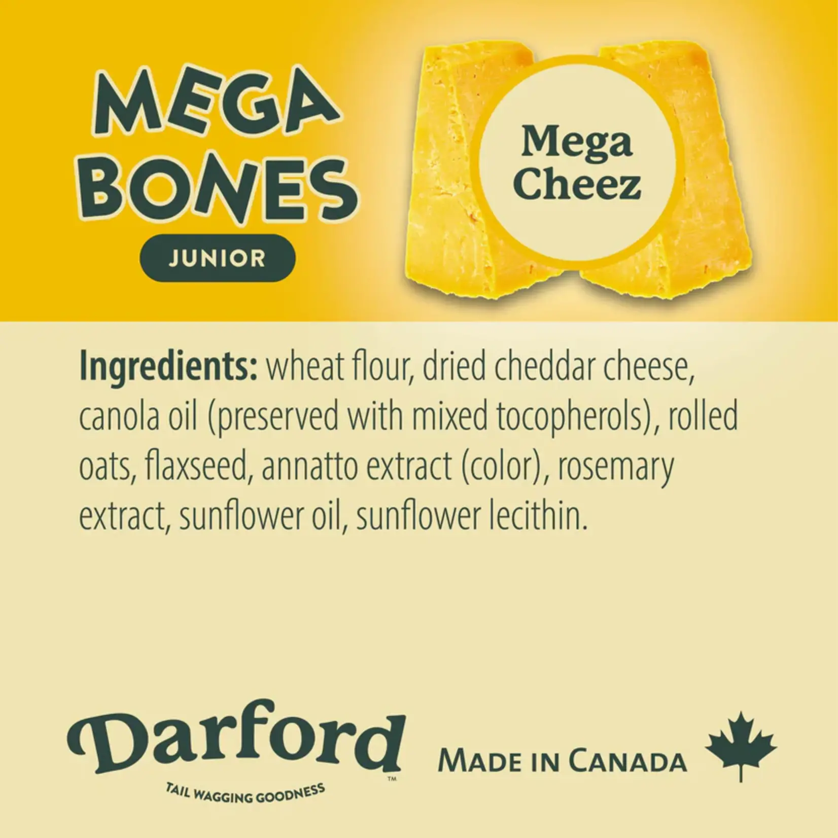 Darford Mega Junior Cheez Biscuit Bones  100g