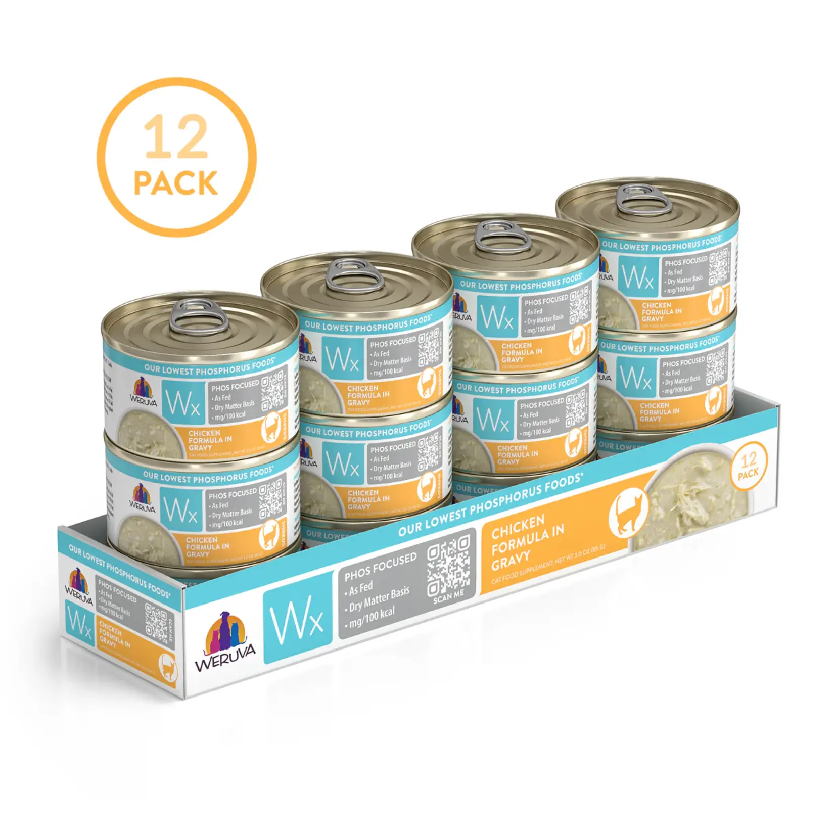 Weruva Weruva Wx Chicken Formula in Gravy Cat Wet Food 12x3Oz