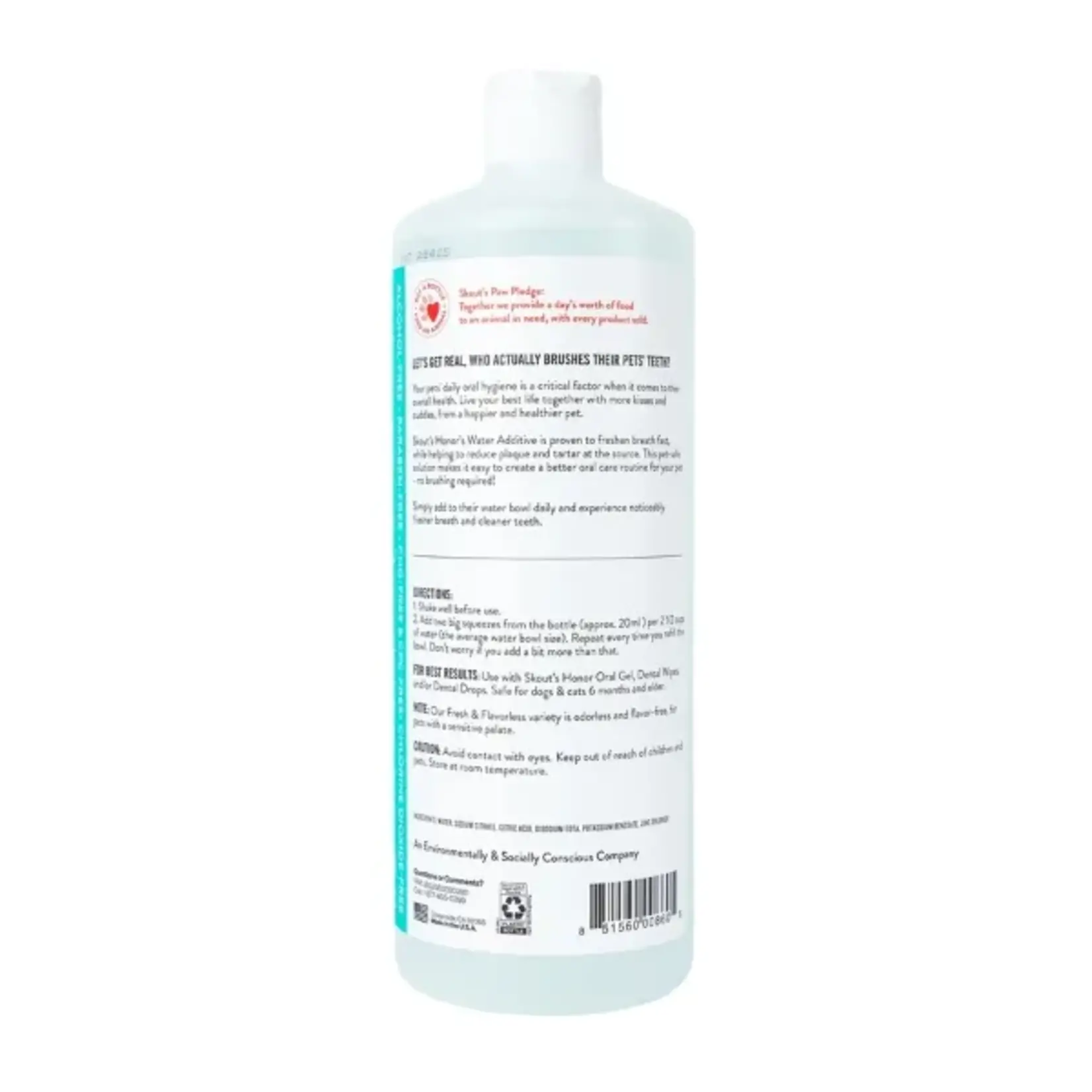 Skout's Honor Oral Care Water Additive 946ml (32oz)
