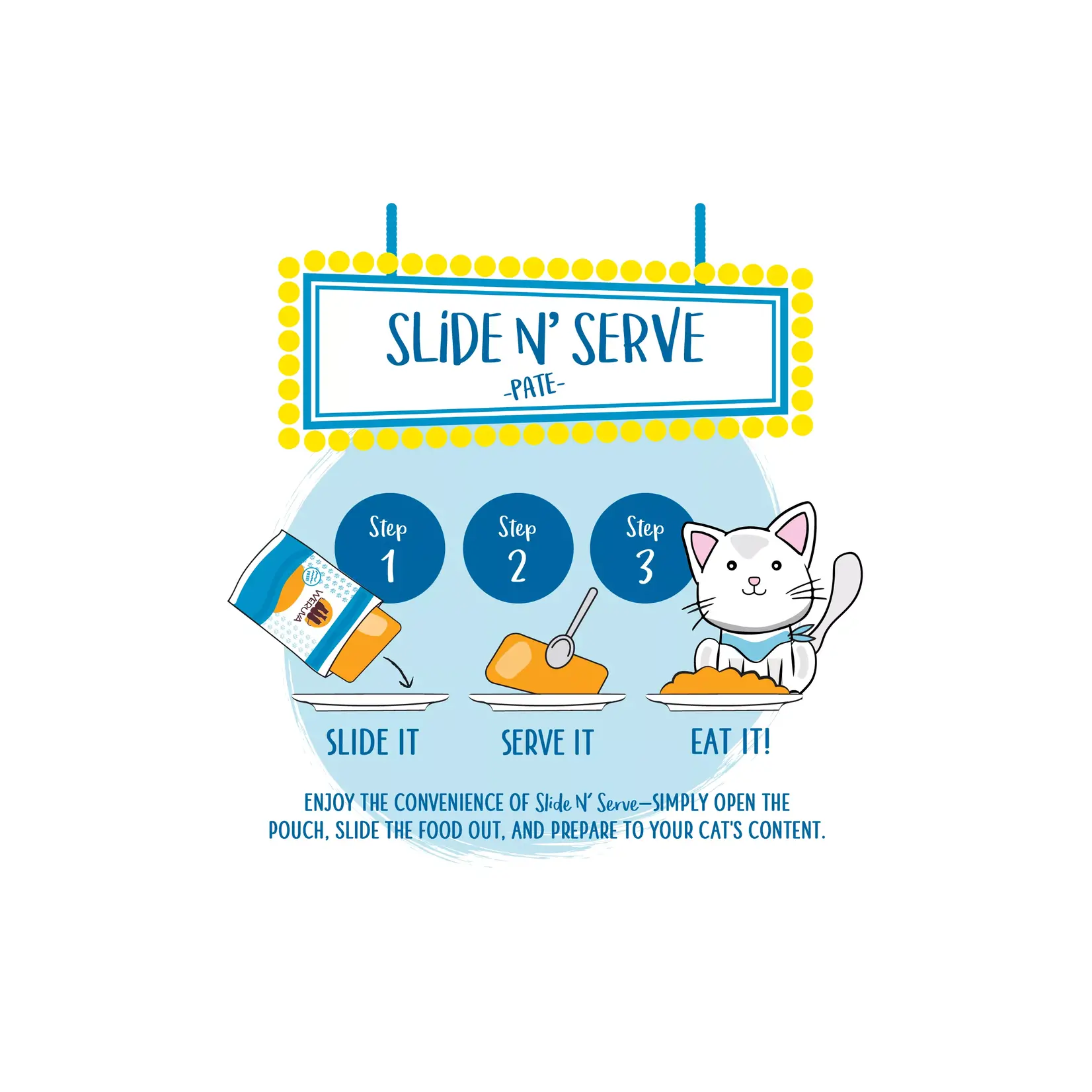 Weruva Weruva Slide N' Serve Pate Cat Wet Food, Jeopurrdy Licious Chicken Breast Dinner single 2.8oz Pouch