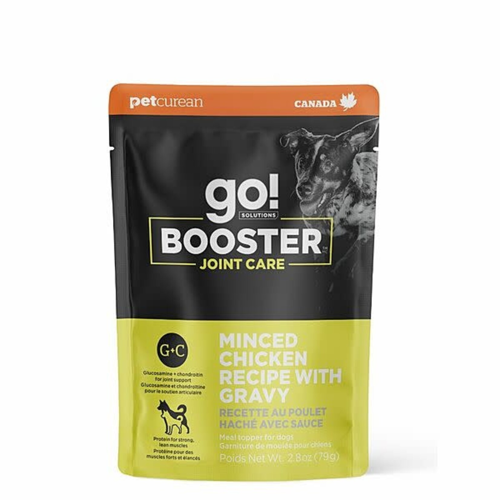 go! solutions Go! Booster Joint Care Minced Chicken Recipe With Gravy  2.8oz