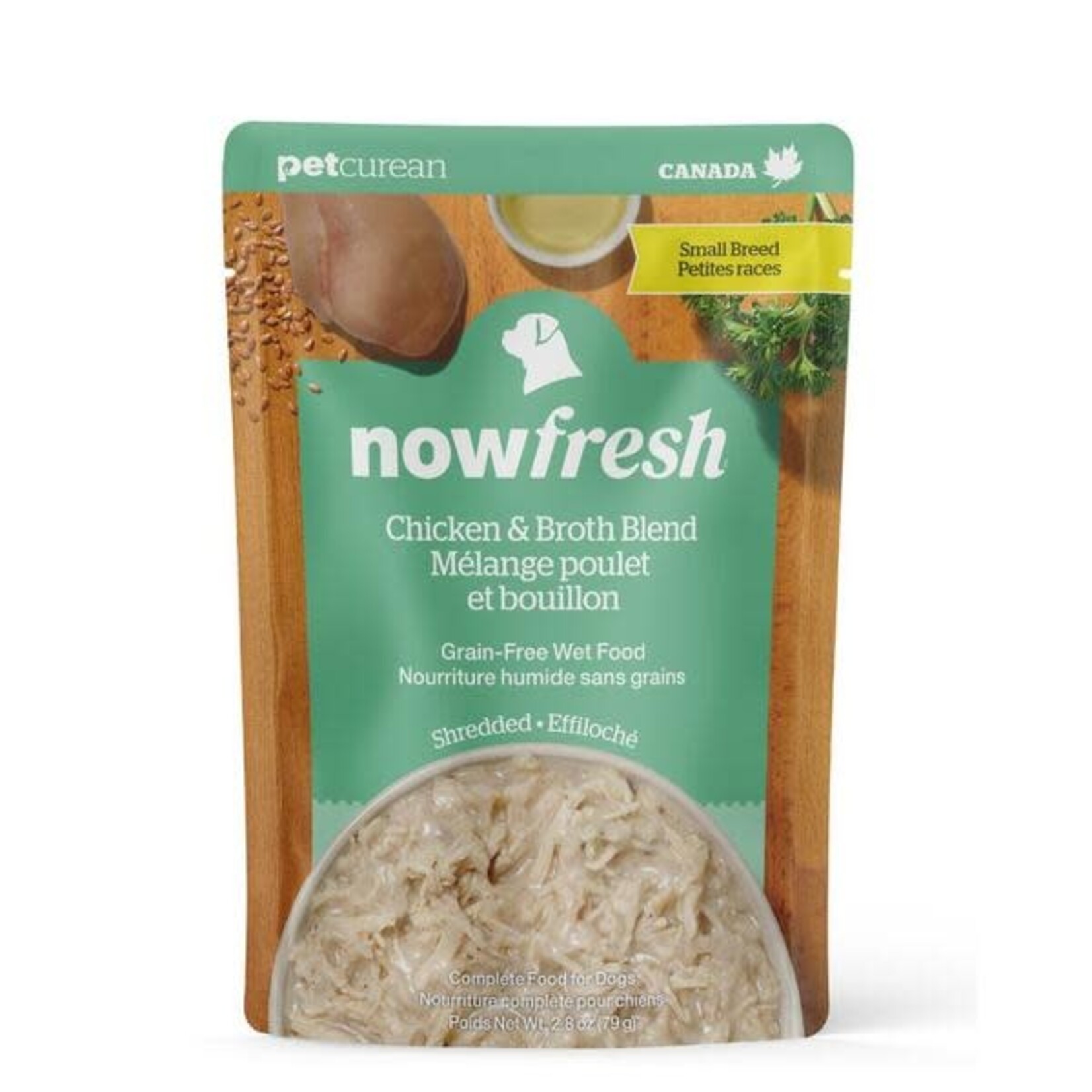 NOW Fresh Now Fresh Wet Dog Food Grain Free Small Breed Shredded Chicken & Broth 2.8OZ