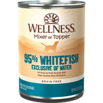 Wellness 95% Whitefish Grain Free Dog Wet Food Pate 13.2 OZ