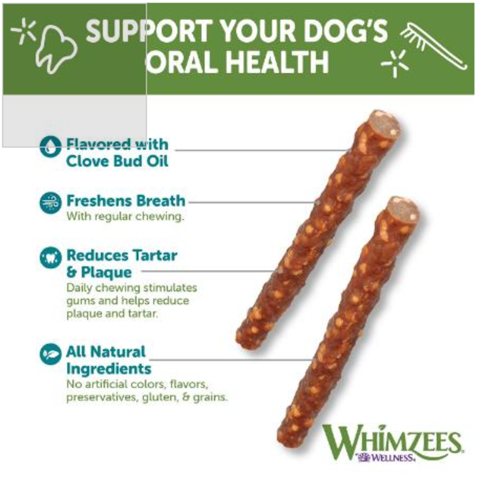 Single WHIMZEES Veggie Sausage Large