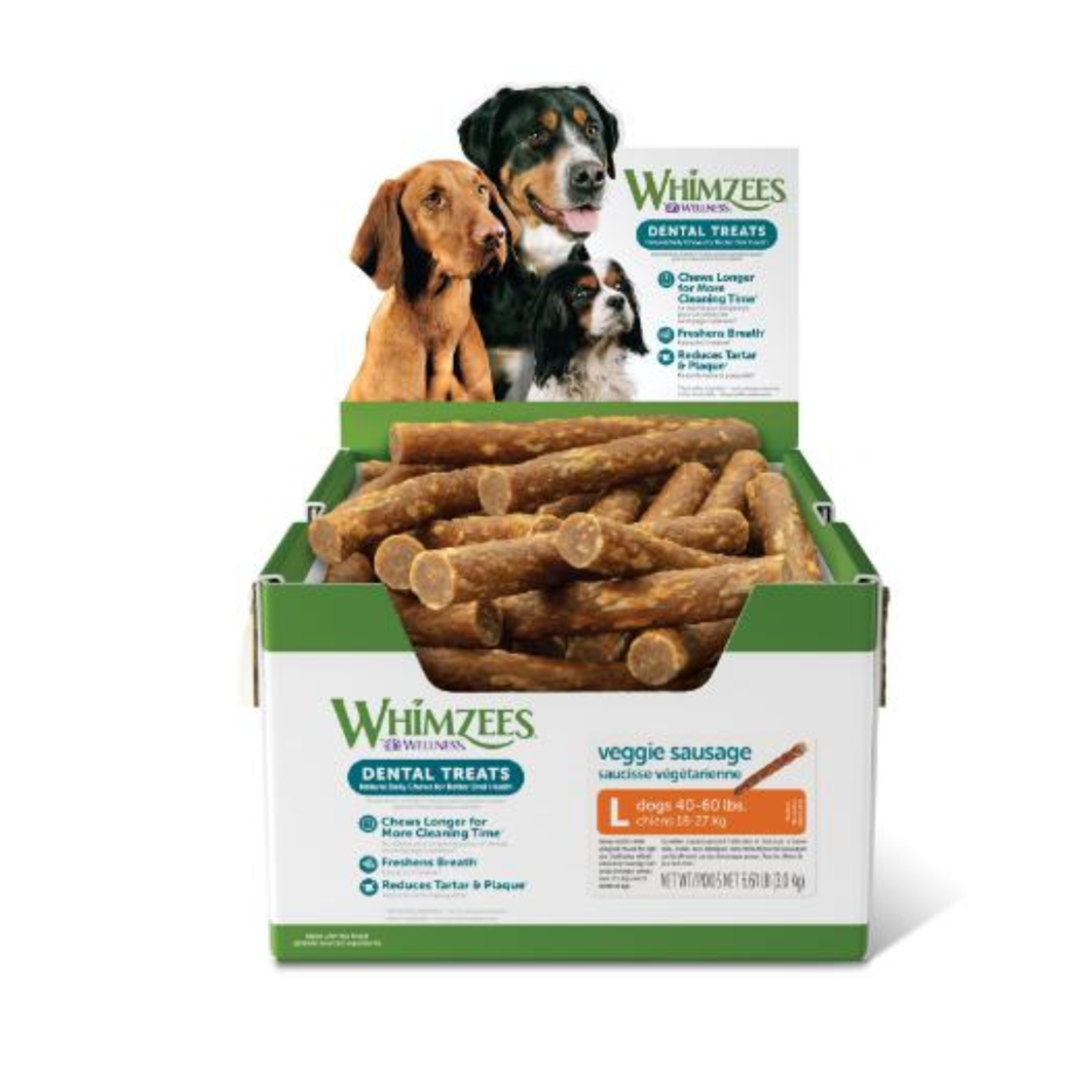 Single WHIMZEES Veggie Sausage Large