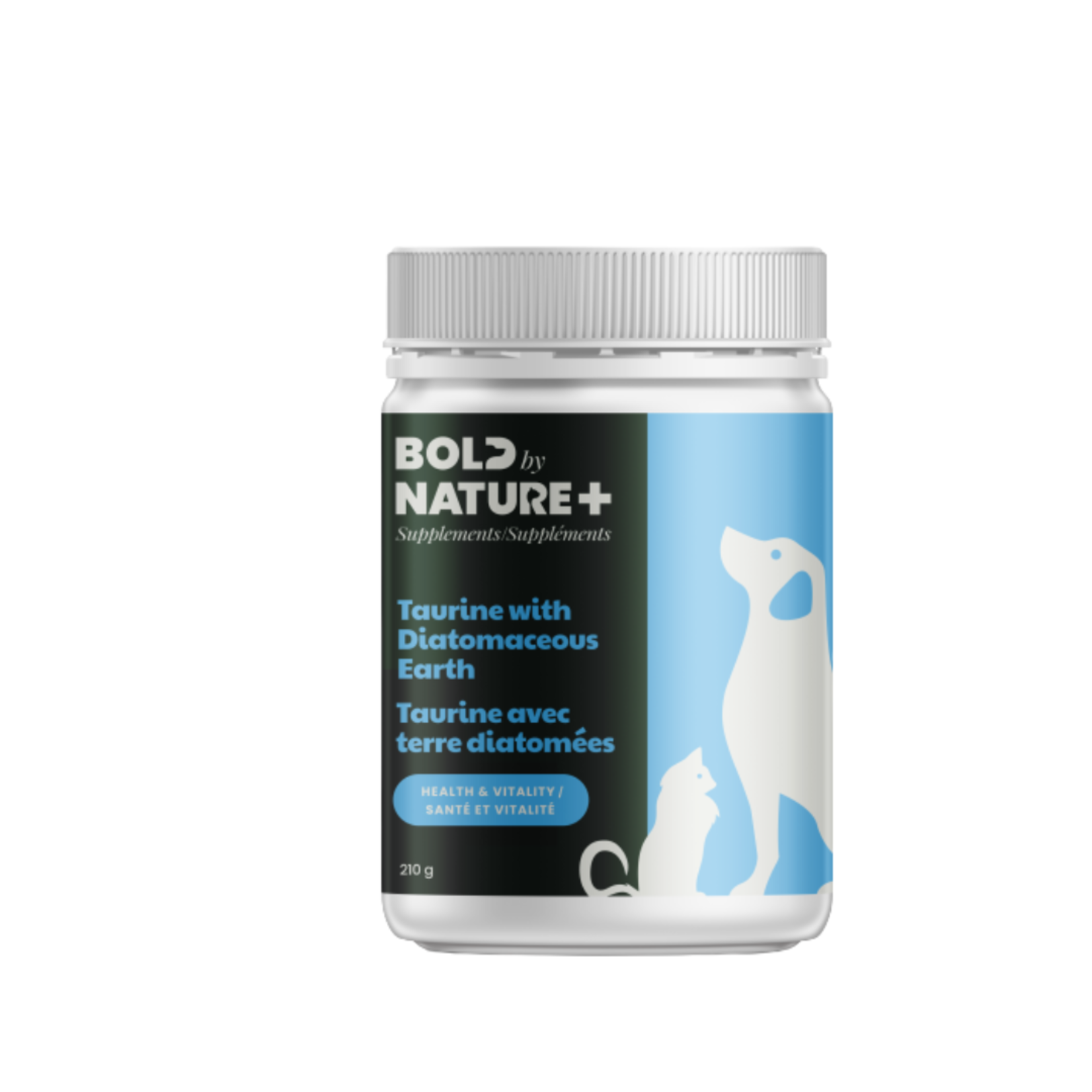 Bold by Nature Bold by Nature + Supplements Taurine & Diatomaceous Earth  ( cat / dog ) 210g