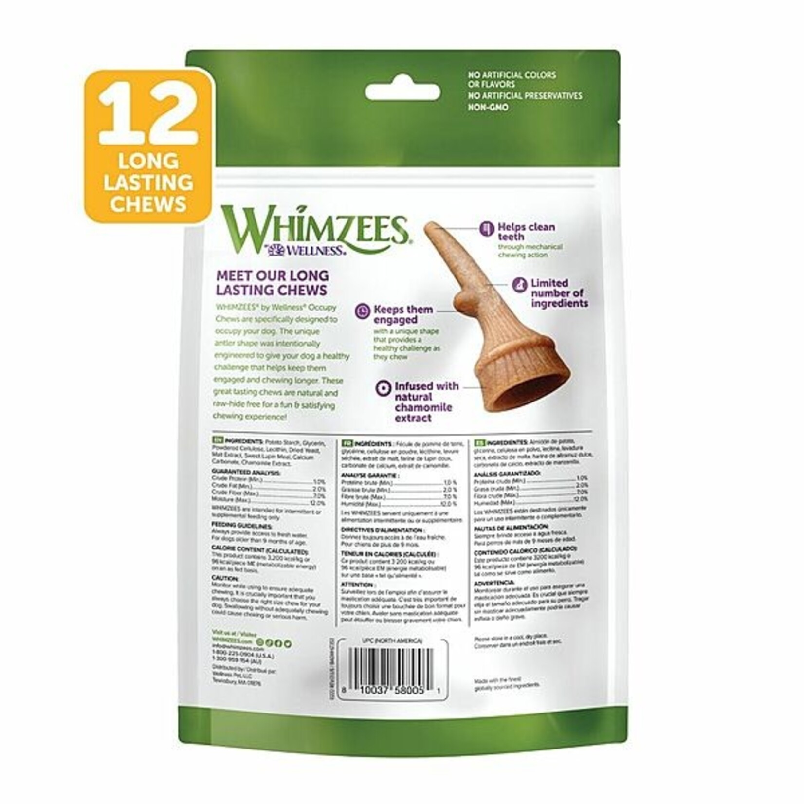 Whimzees Occupy Chews Value Bag Medium 12pk