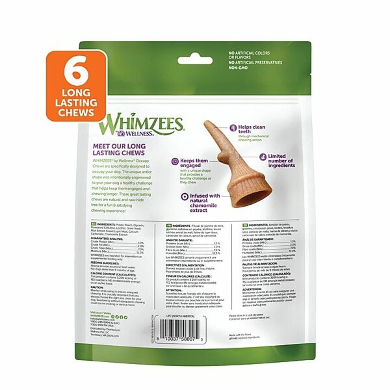 Whimzees Occupy Chews Value Bag Large 6pk