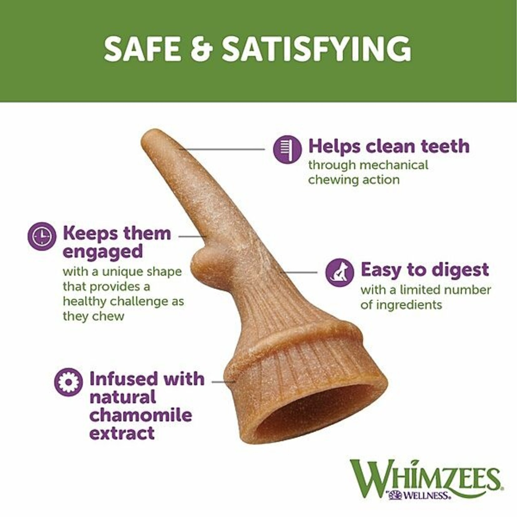 Whimzees Occupy Chews Value Bag Large 6pk