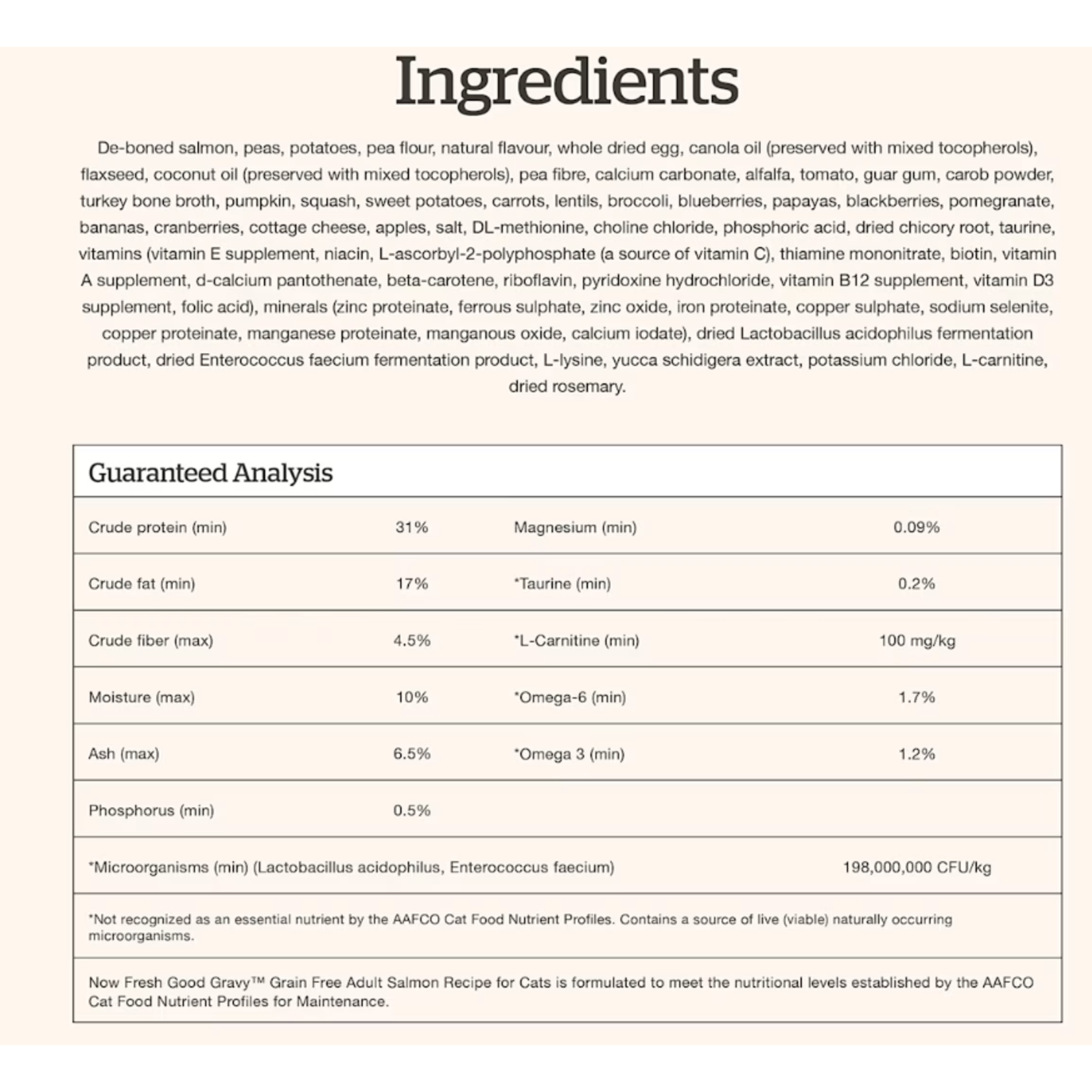 NOW Fresh Now Fresh Cat Good Gravy GF Adult Salmon